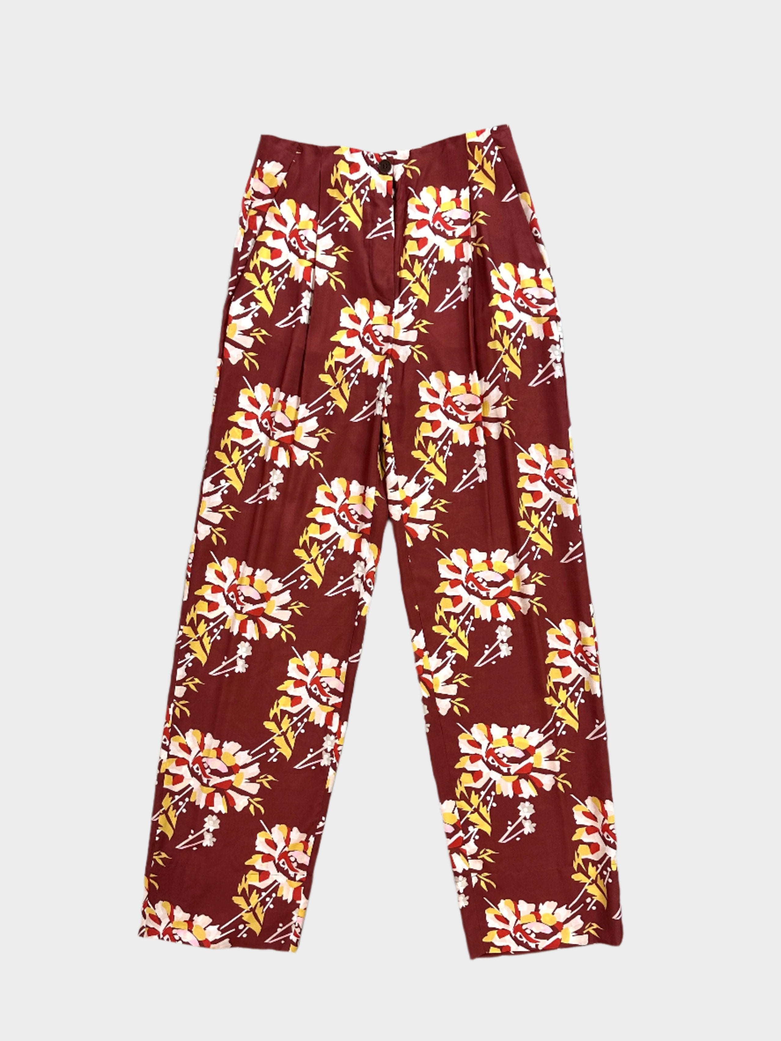 Floral trousers