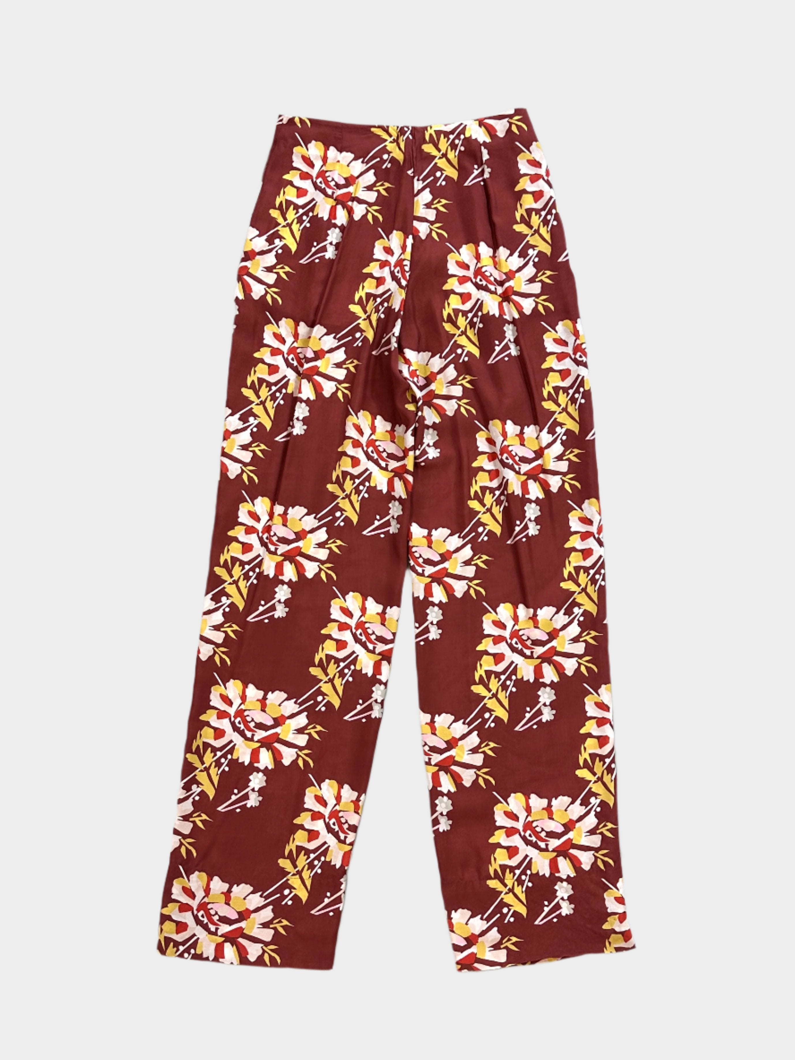 Floral trousers