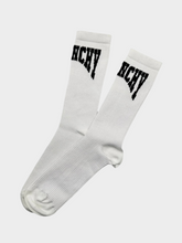 Calzini A Coste Con Logo Bianchi -  | dBlank