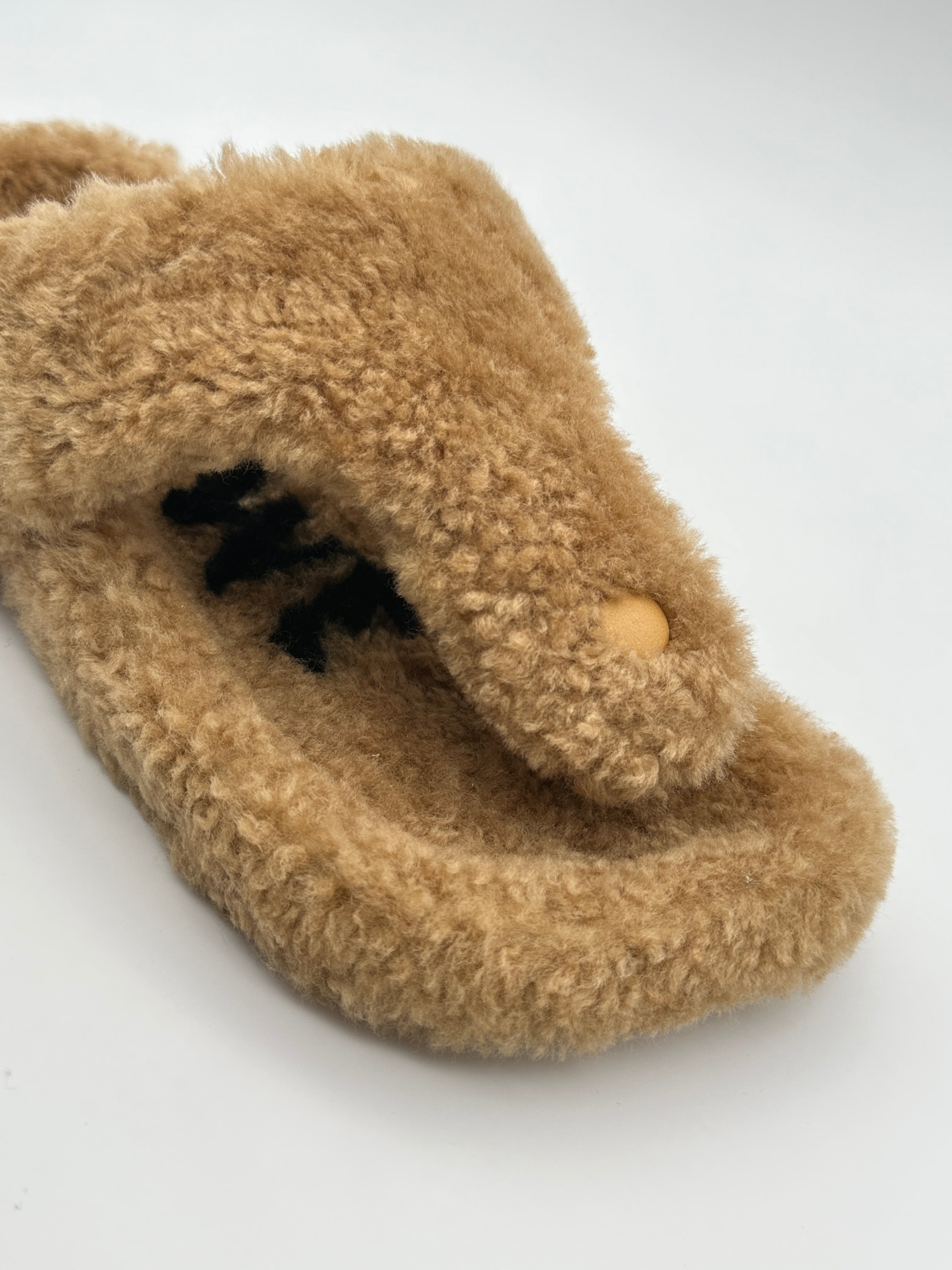 Sheepskin Sandal Beige