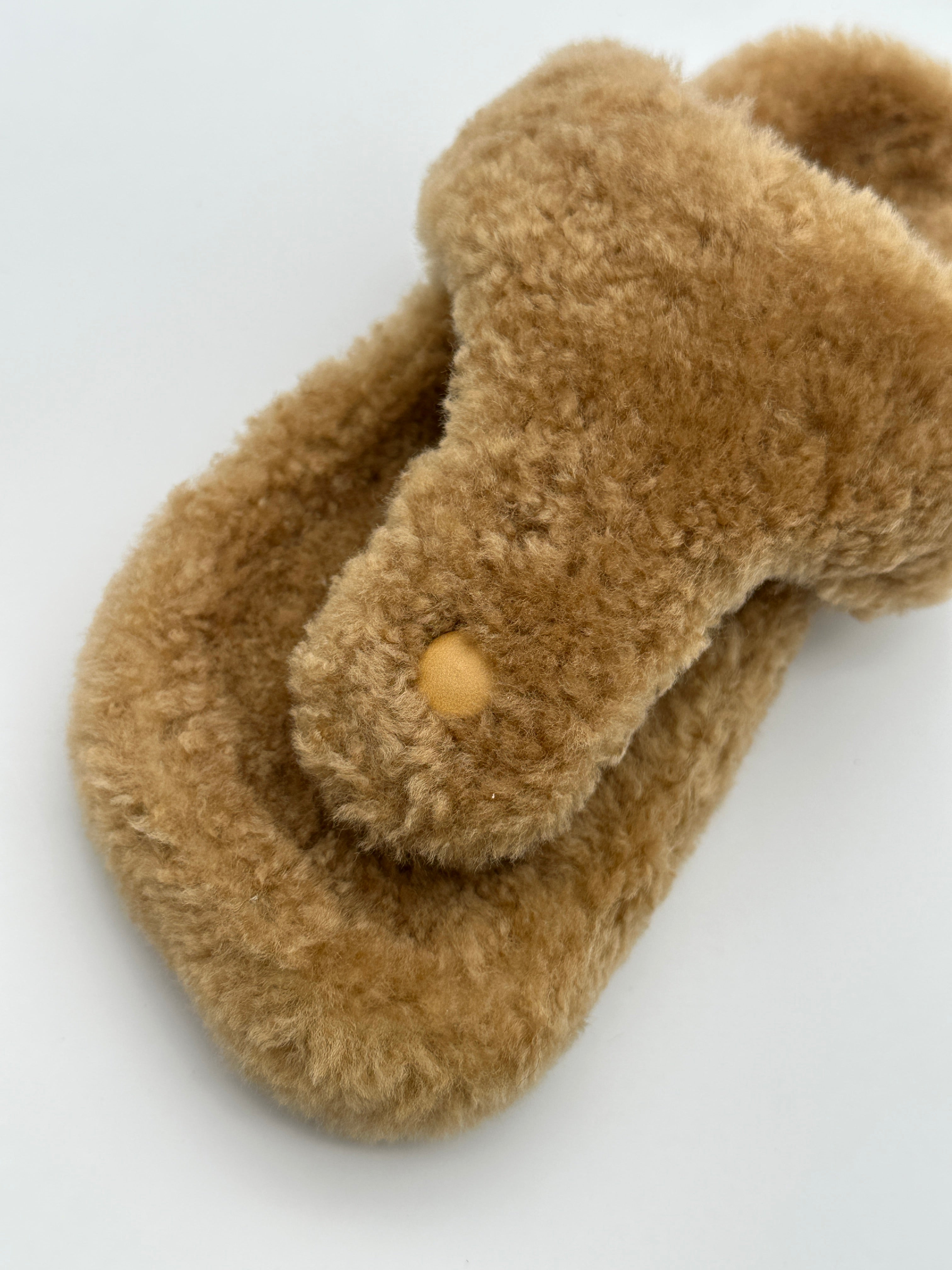 Sheepskin Sandal Beige