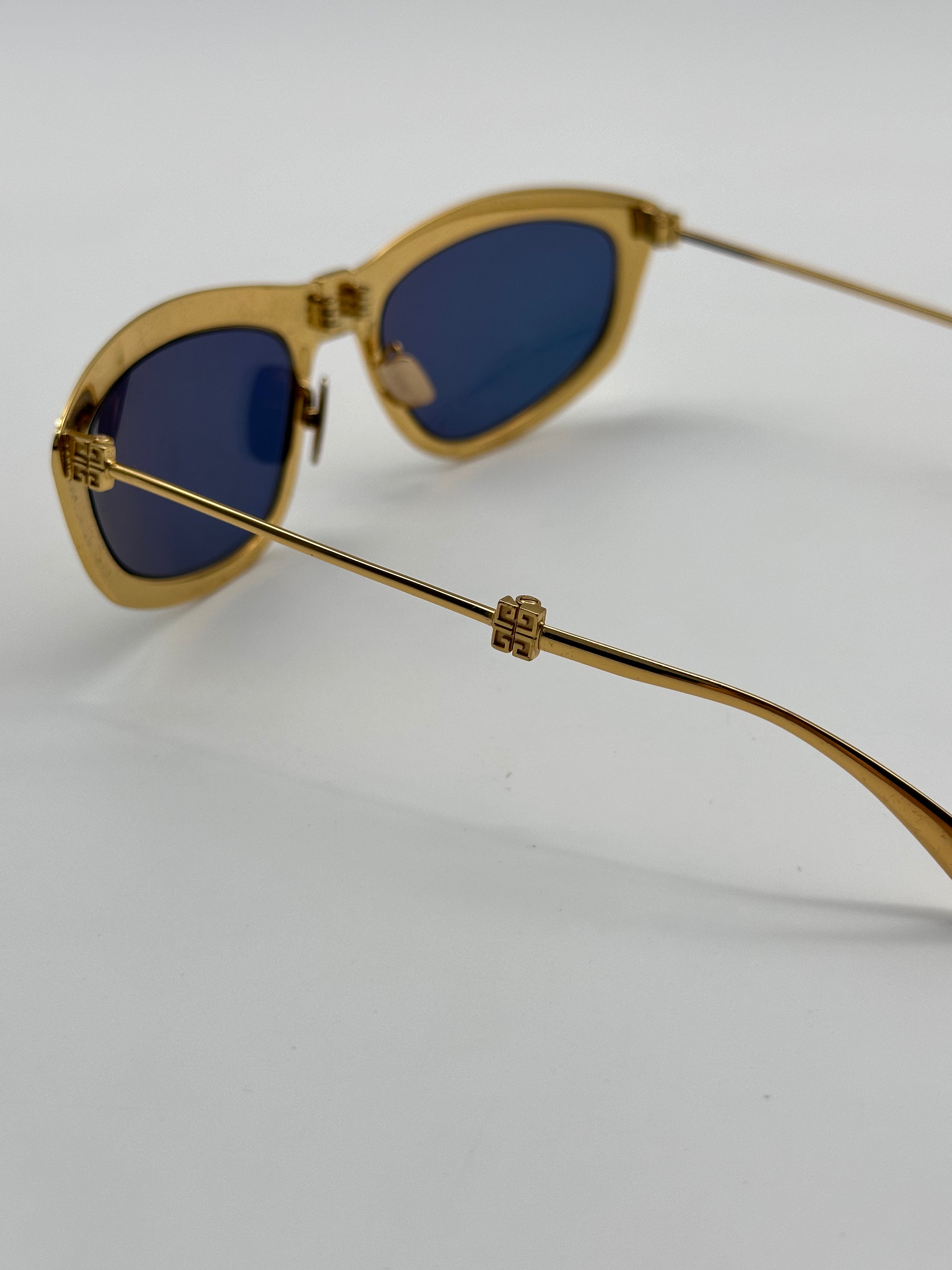 Gold Foldable Sunglasses