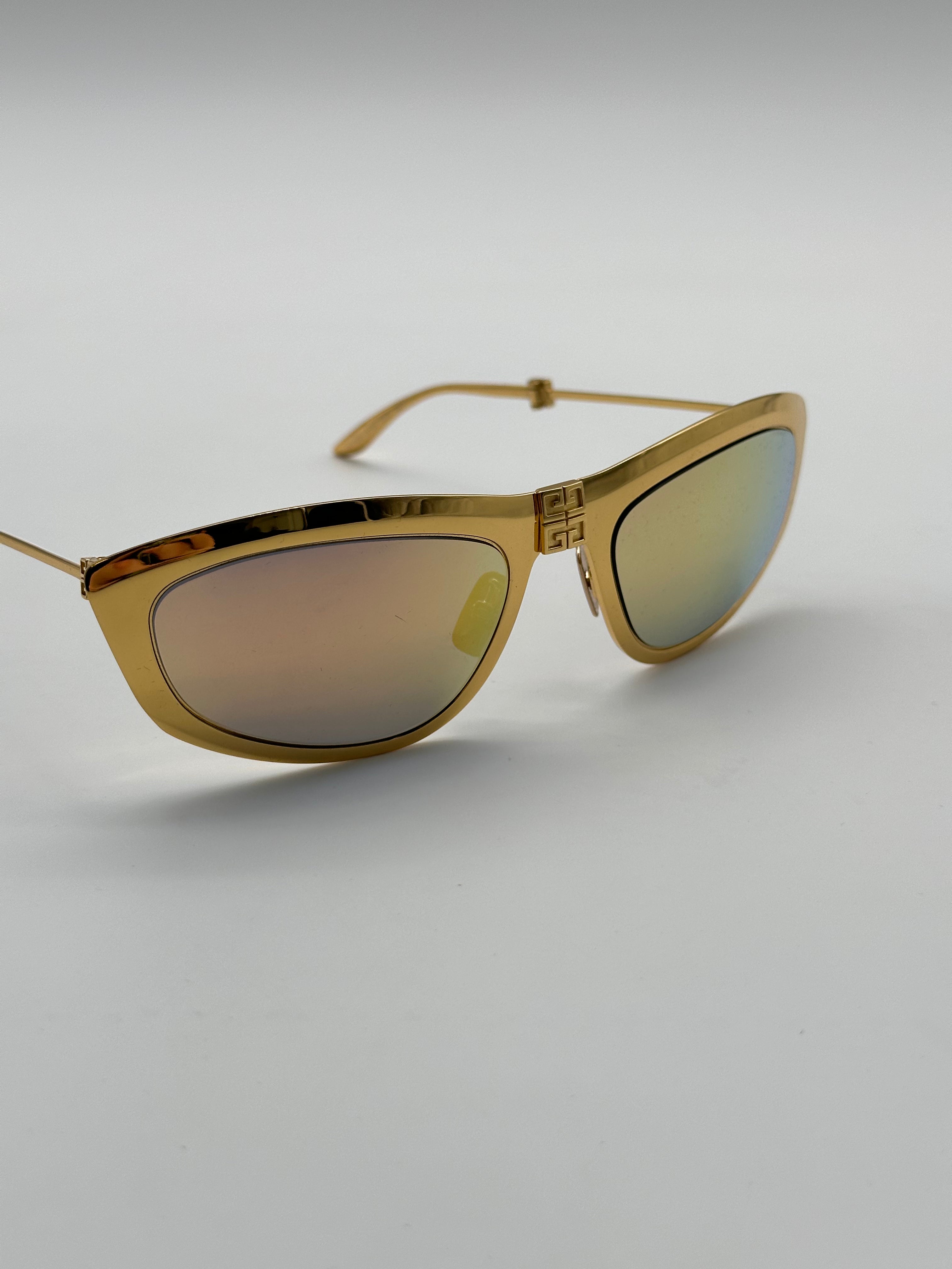 Gold Foldable Sunglasses