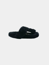 Sheepskin Sandal Black -  | dBlank