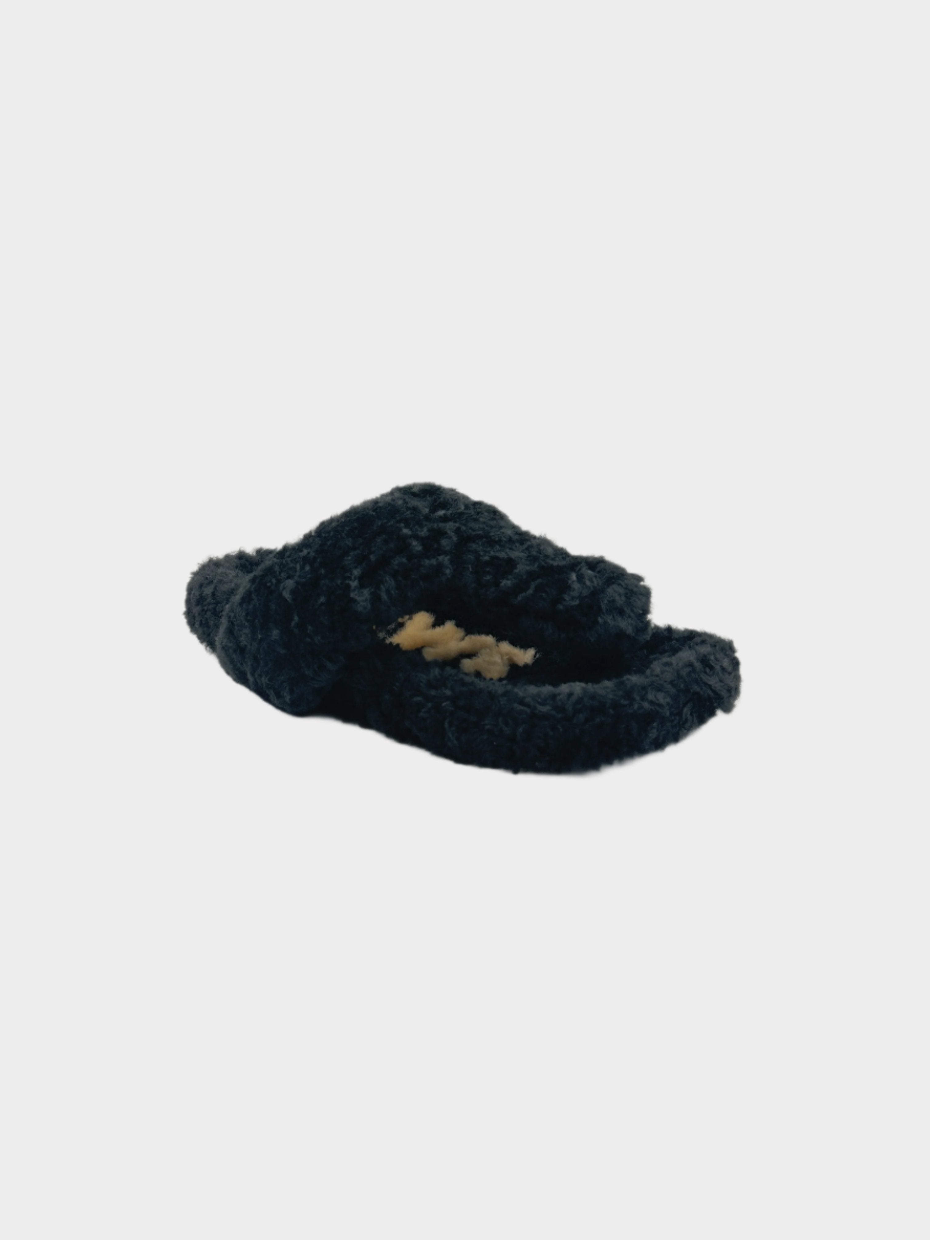 Sheepskin Sandal Black