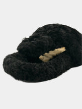 Sheepskin Sandal Black -  | dBlank