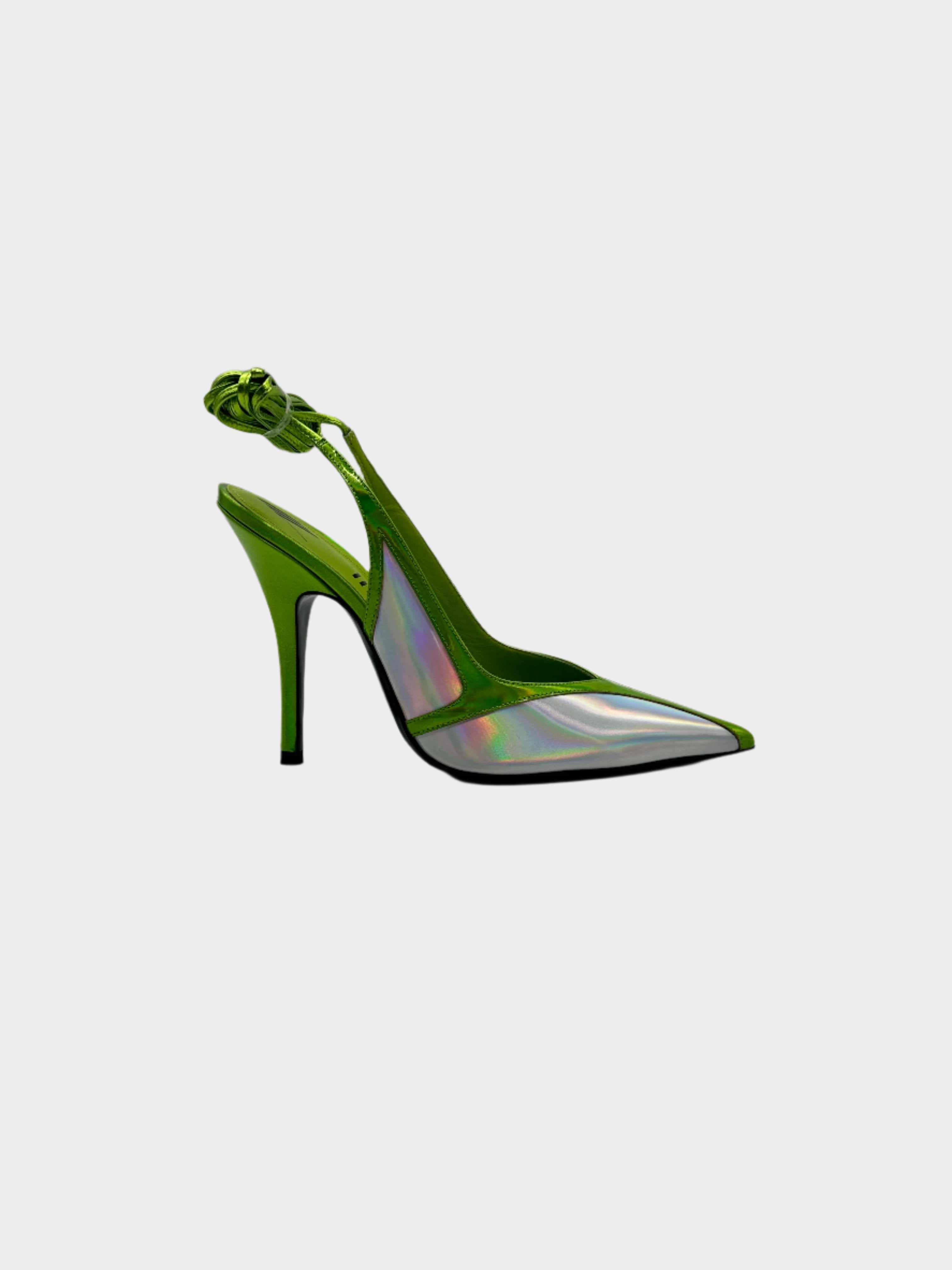 Venus Pump Chrome Heels