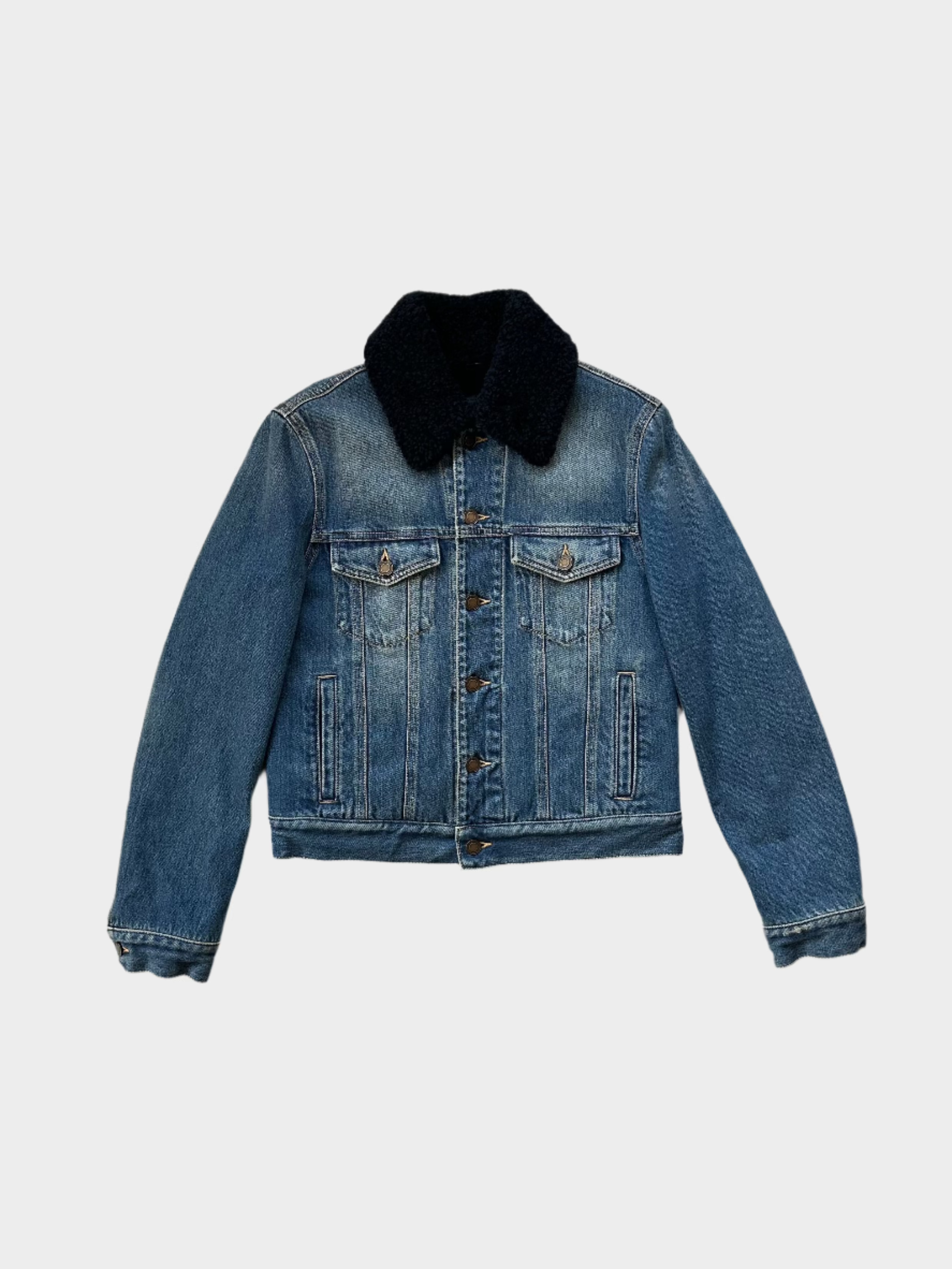 Shearling Denim Jacket