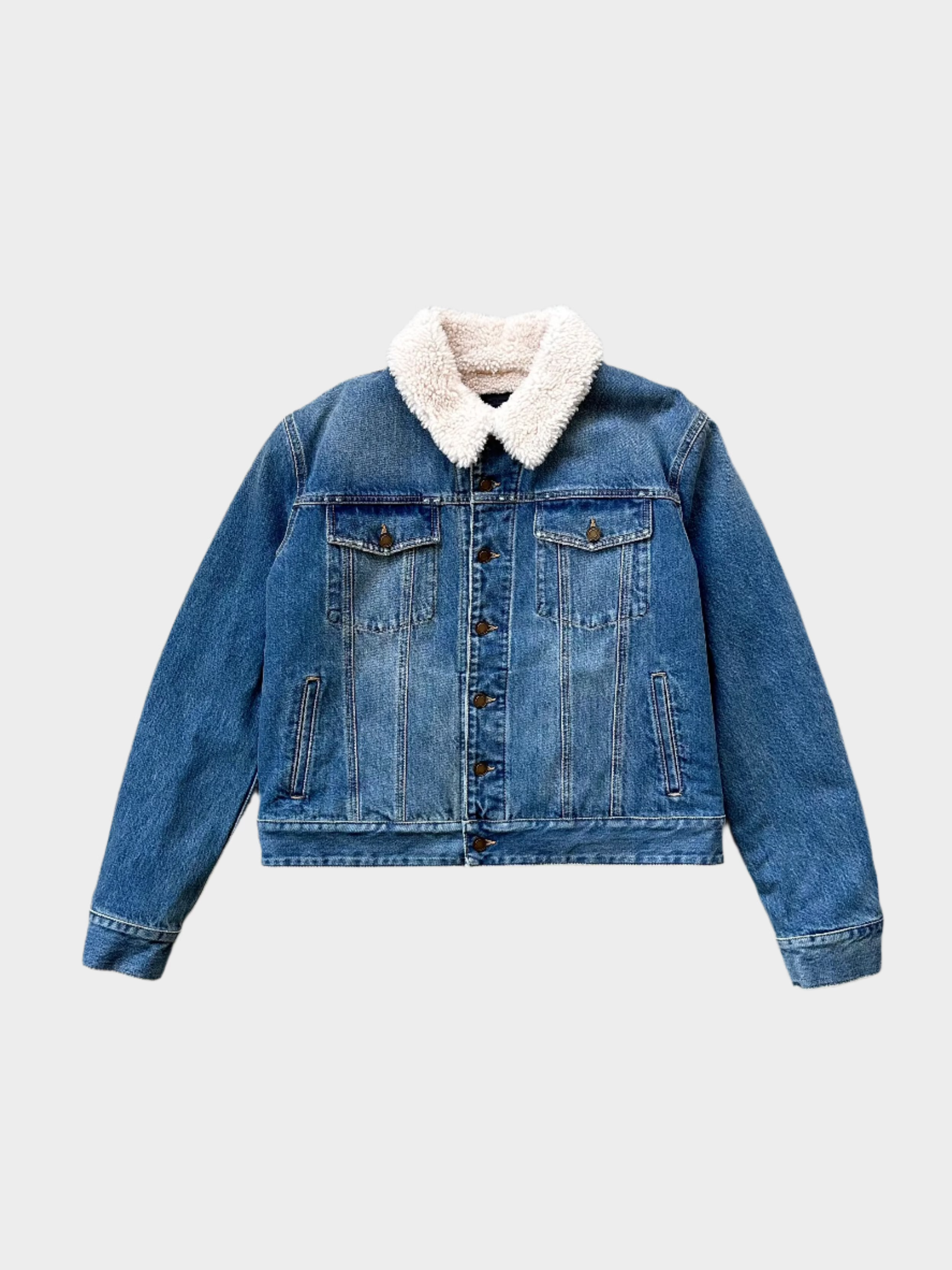 Shearling Denim Jacket