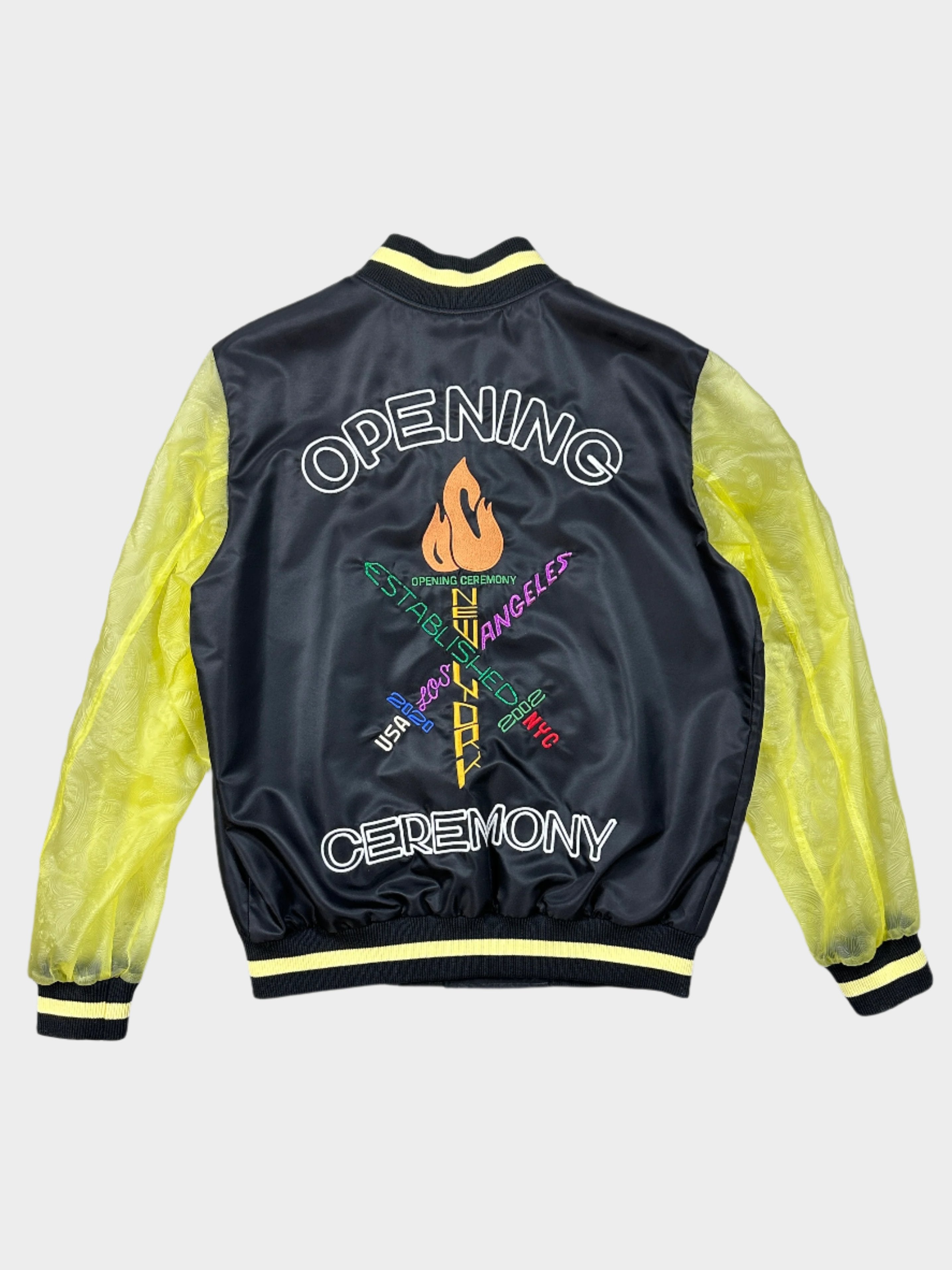 Two-tone bomber jacket