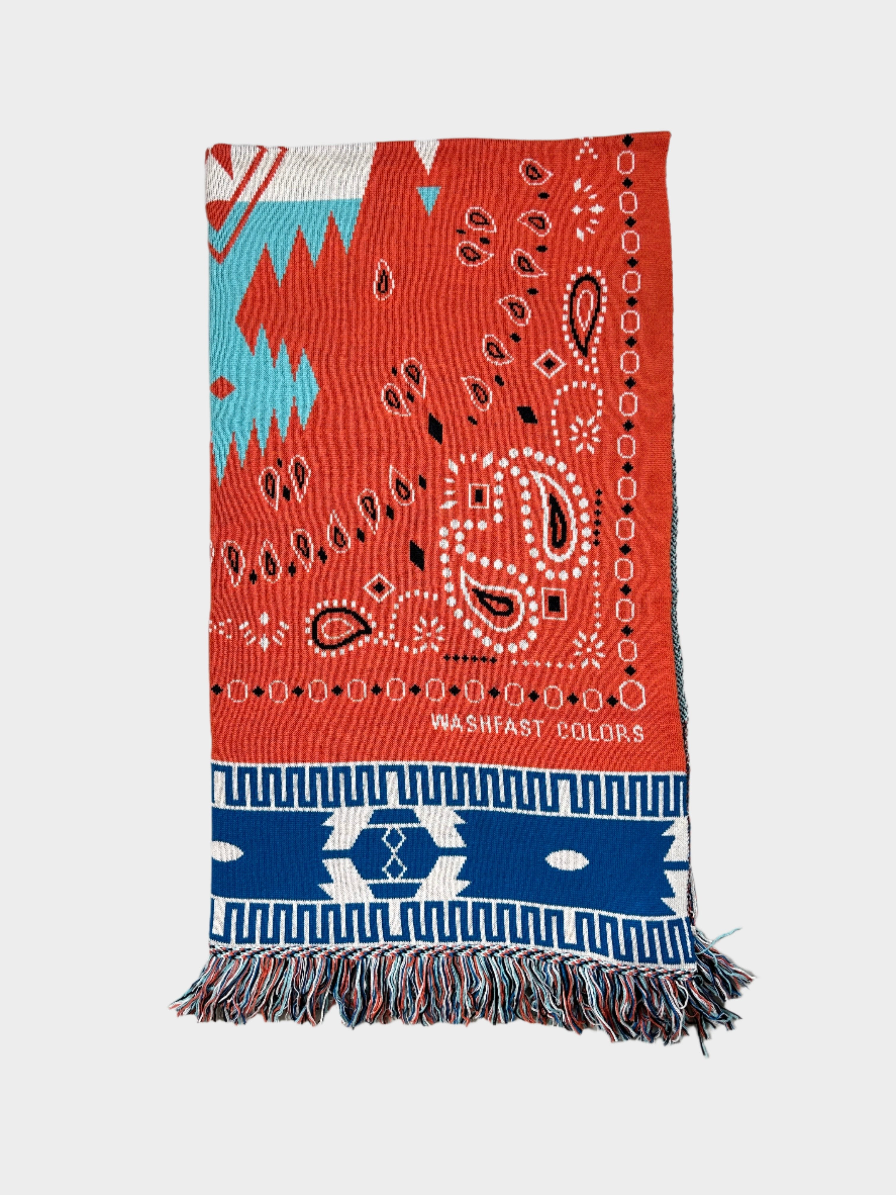 Bandana Blanket Jacquard Effect