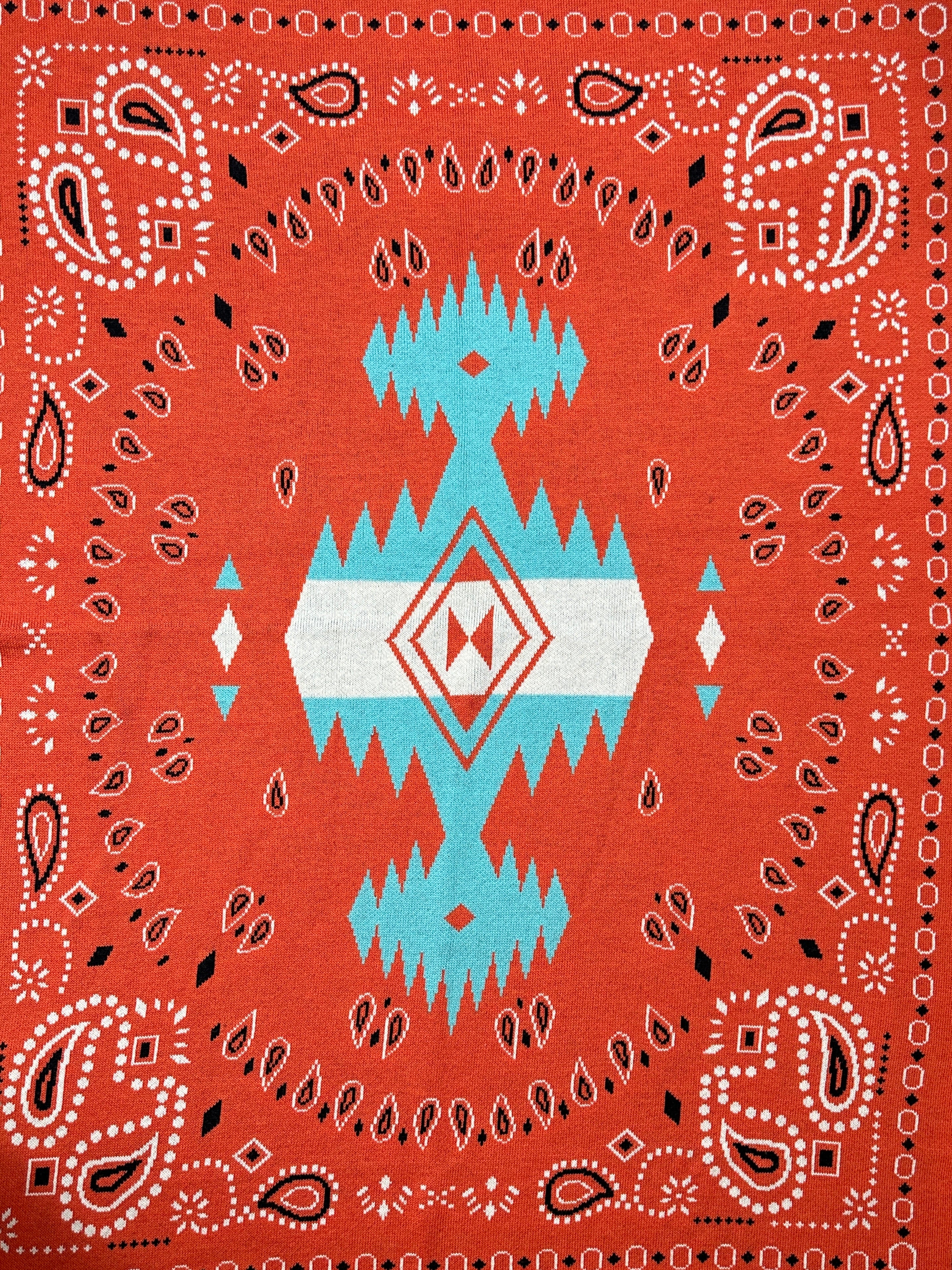 Bandana Blanket Jacquard Effect