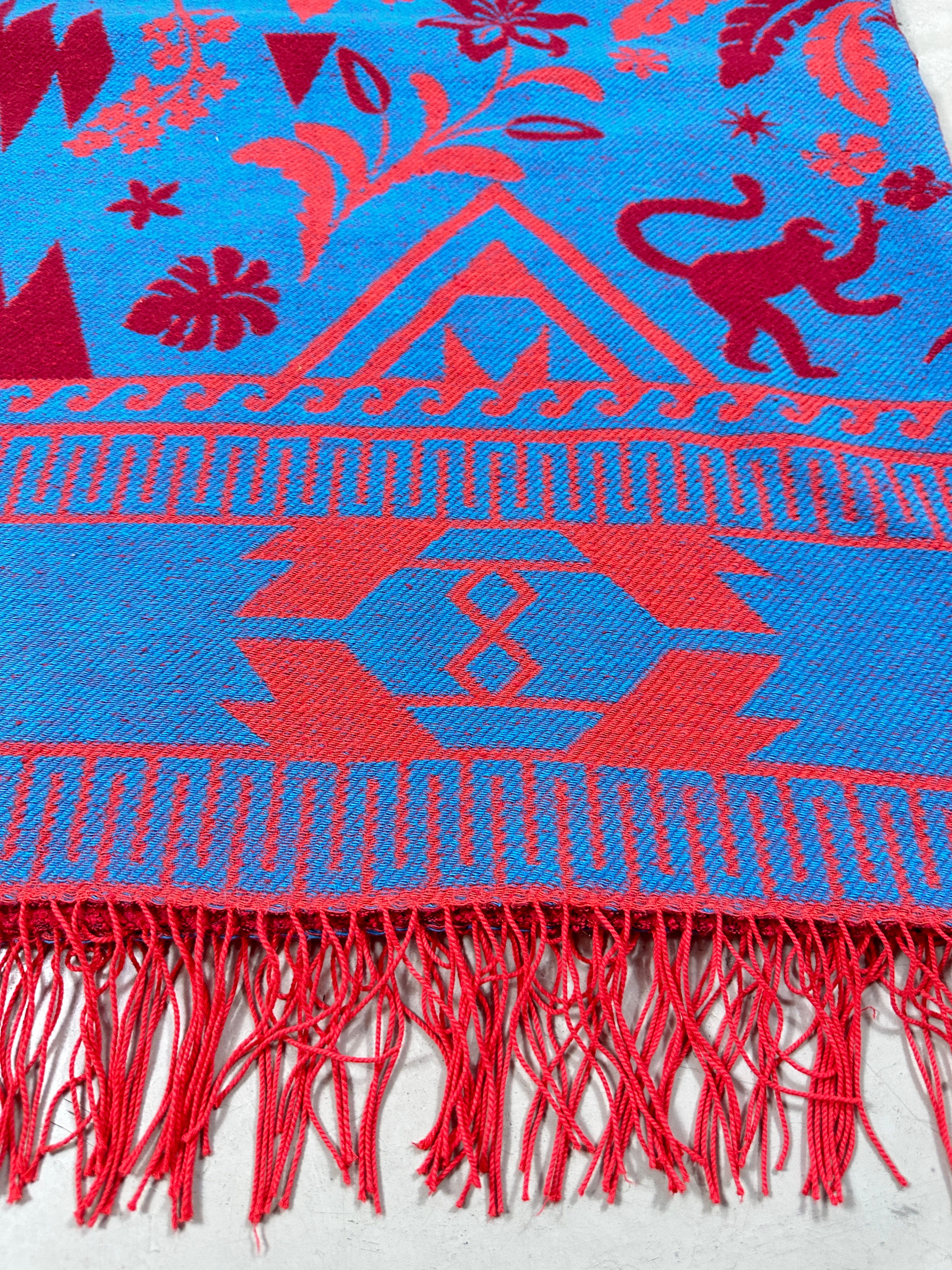 Blanket Explosion Nature Swim Blue