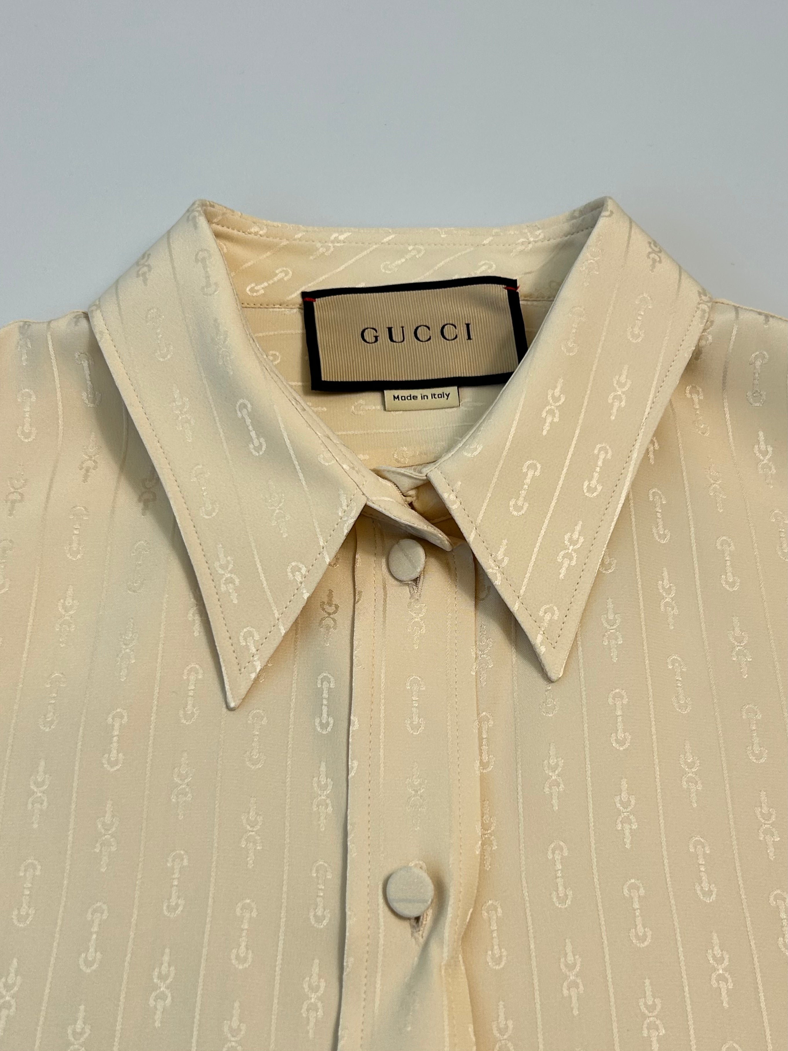 Jacquard Silk Shirt