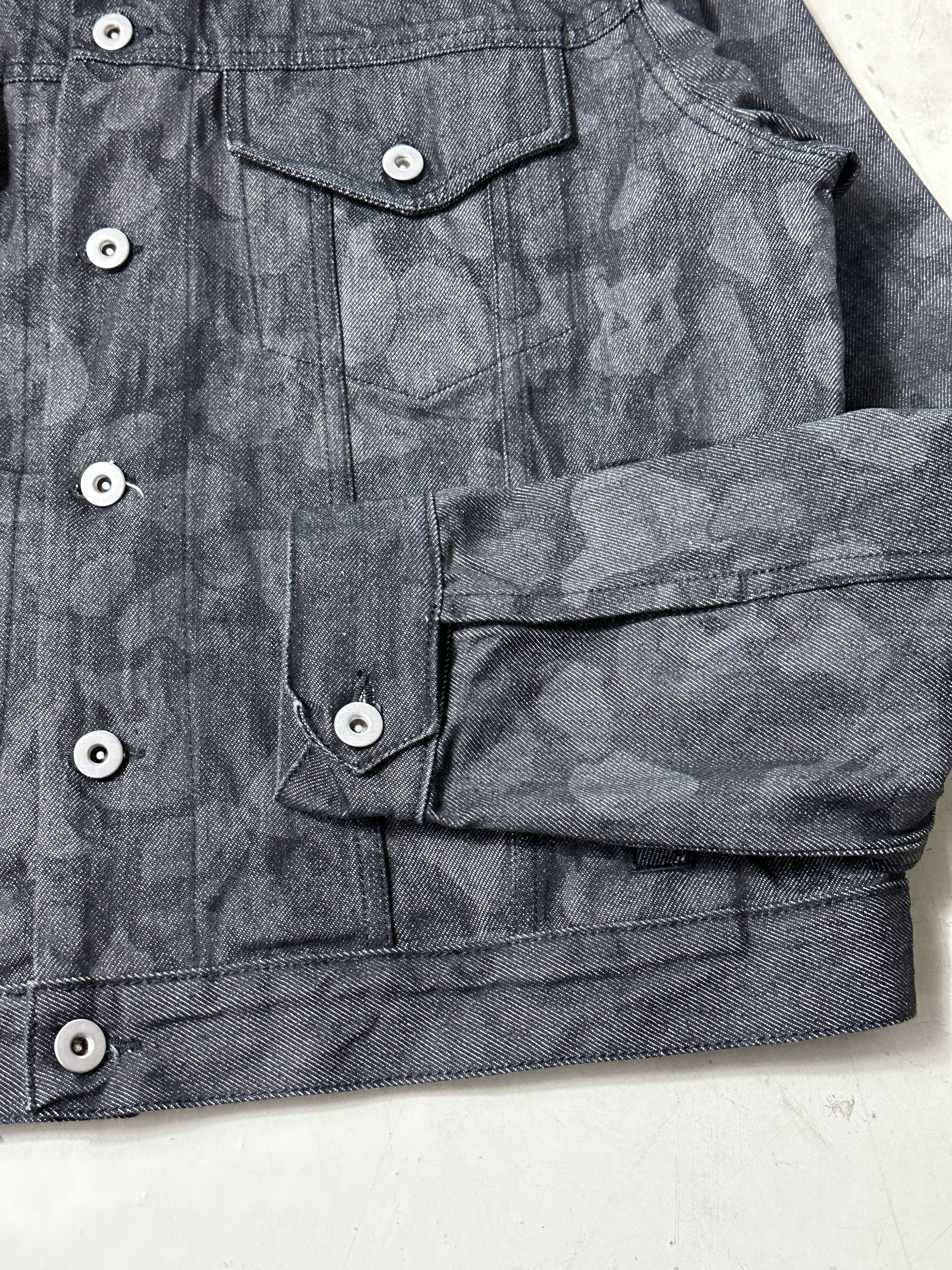 Pattern Denim Jacket