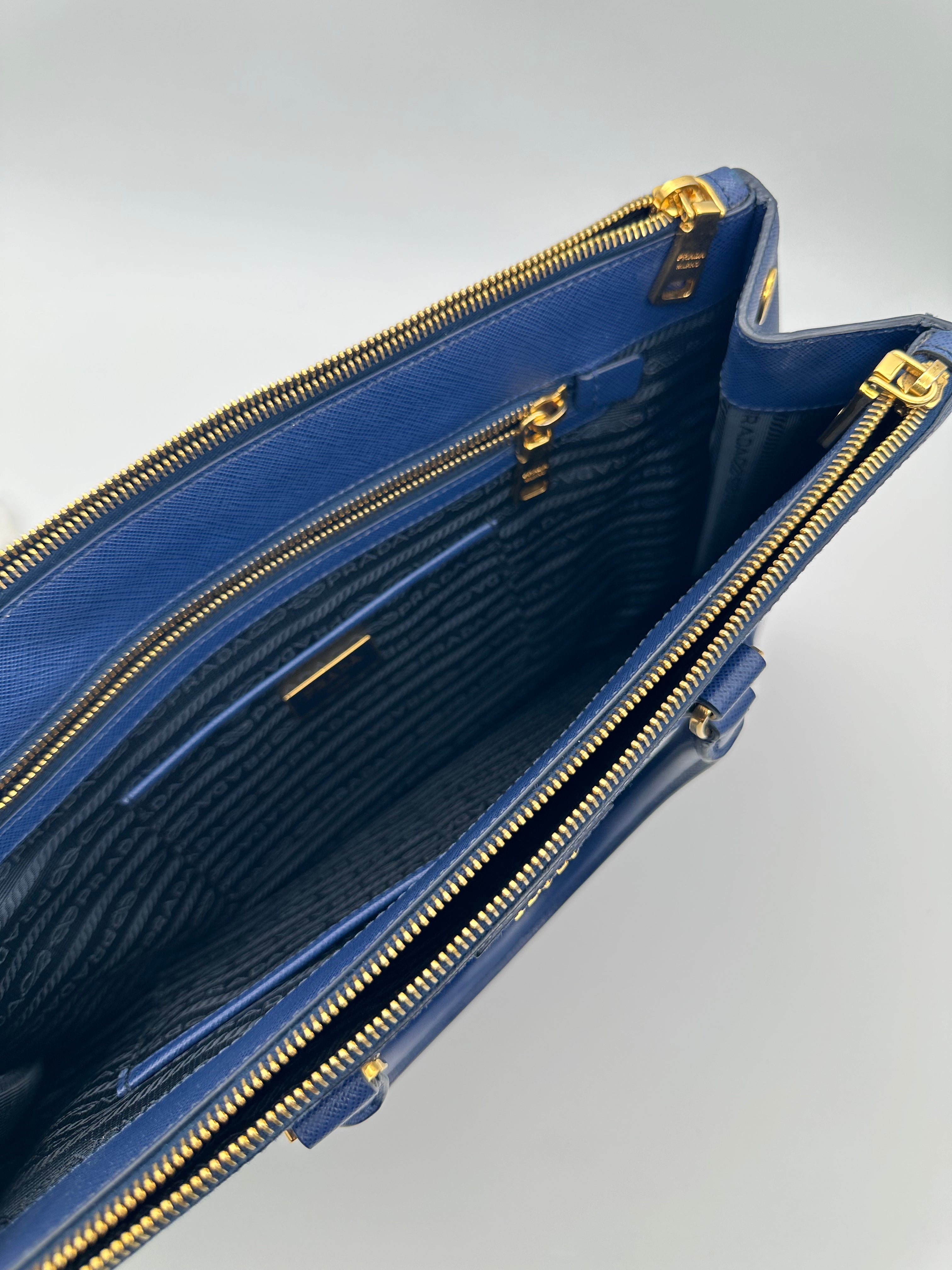 Blue Leather Bag Gallery