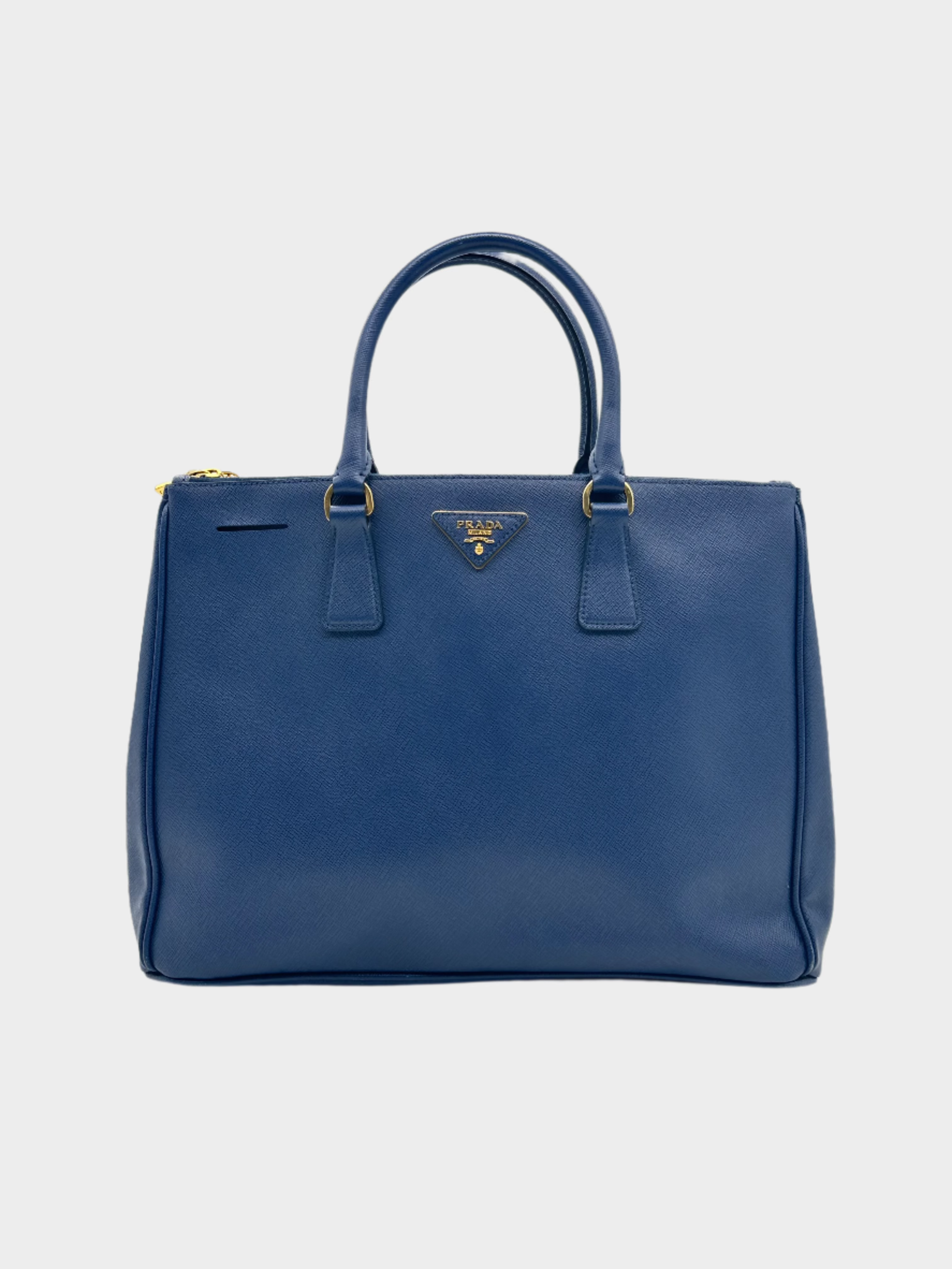 Galleria Blue Leather Bag