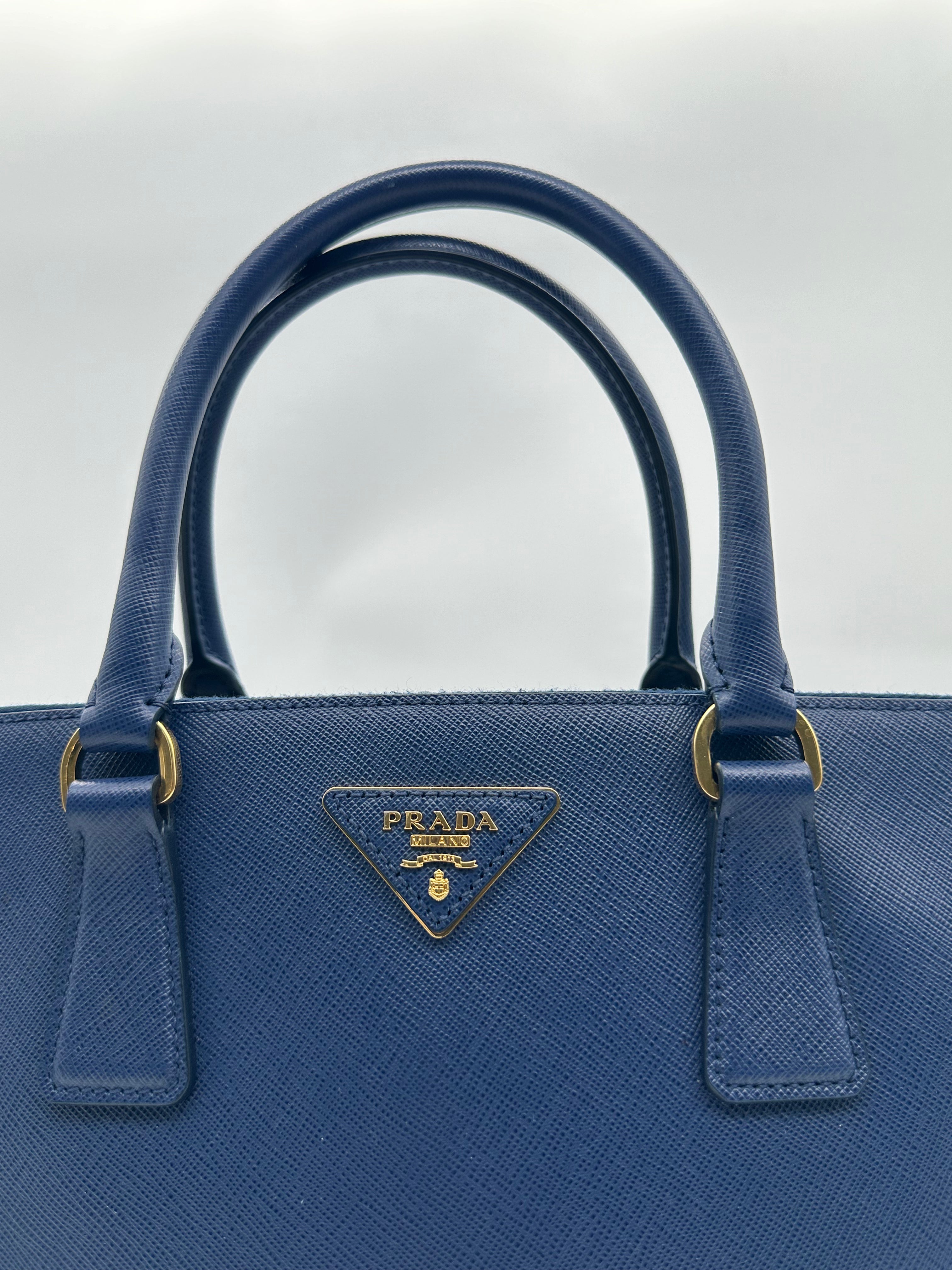 Blue Leather Bag Gallery