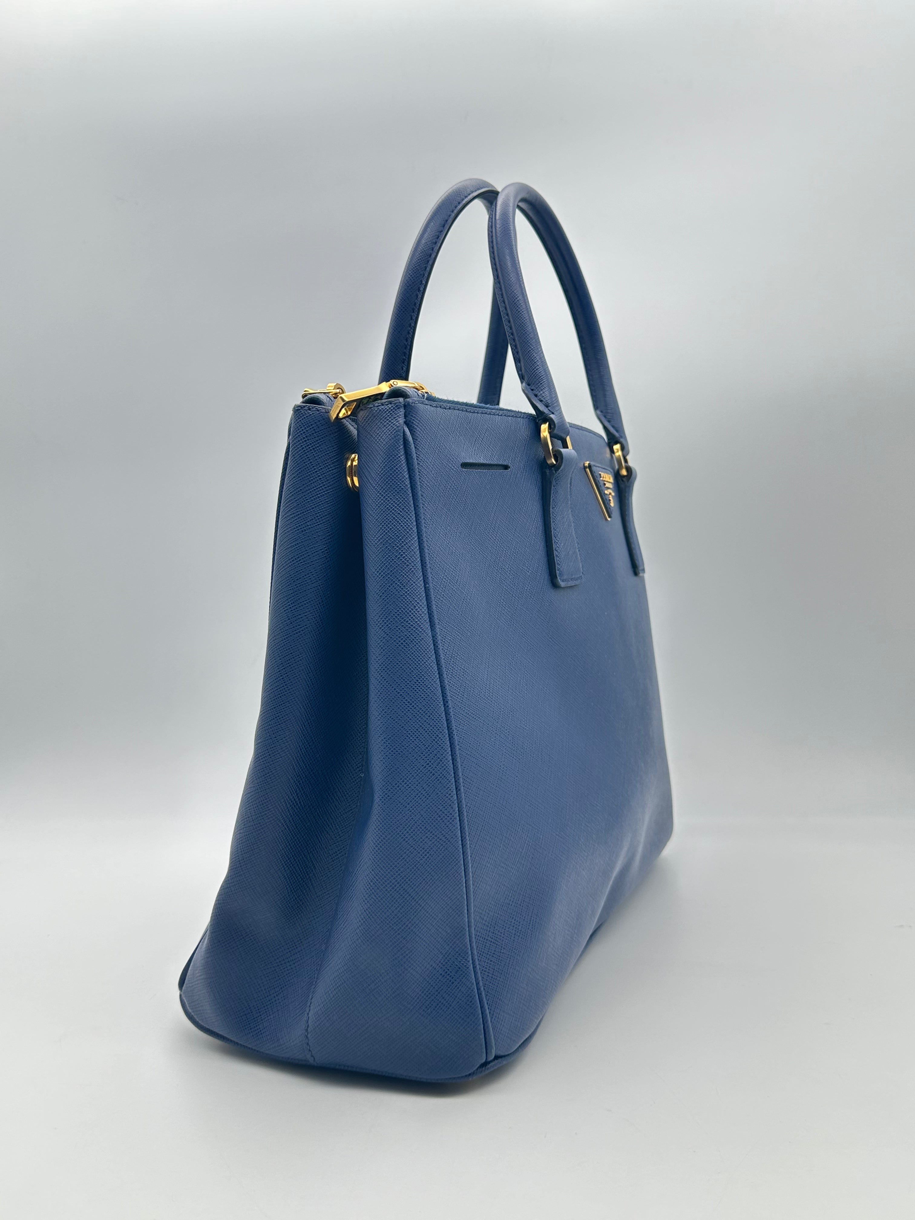 Blue Leather Bag Gallery