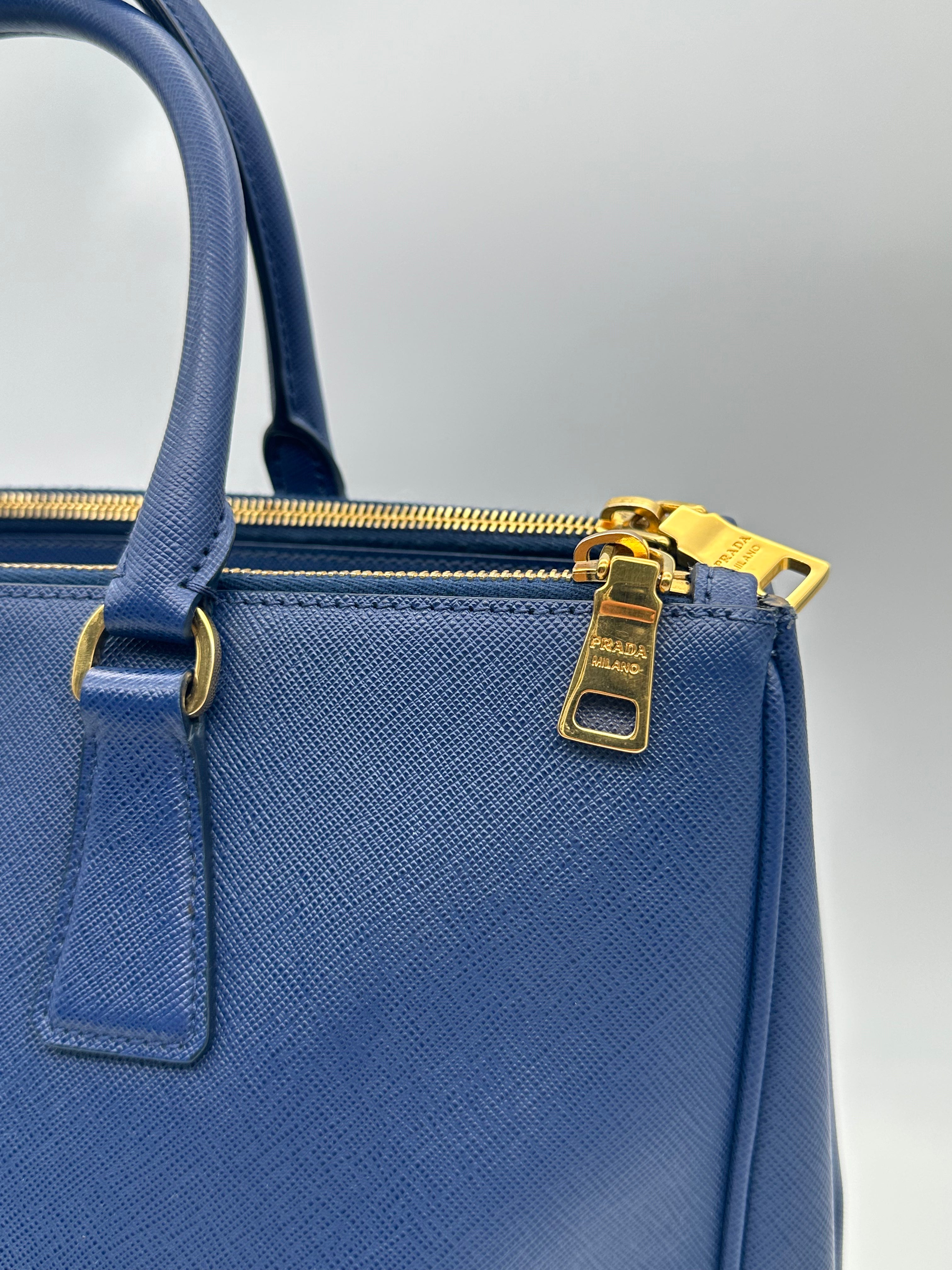 Blue Leather Bag Gallery