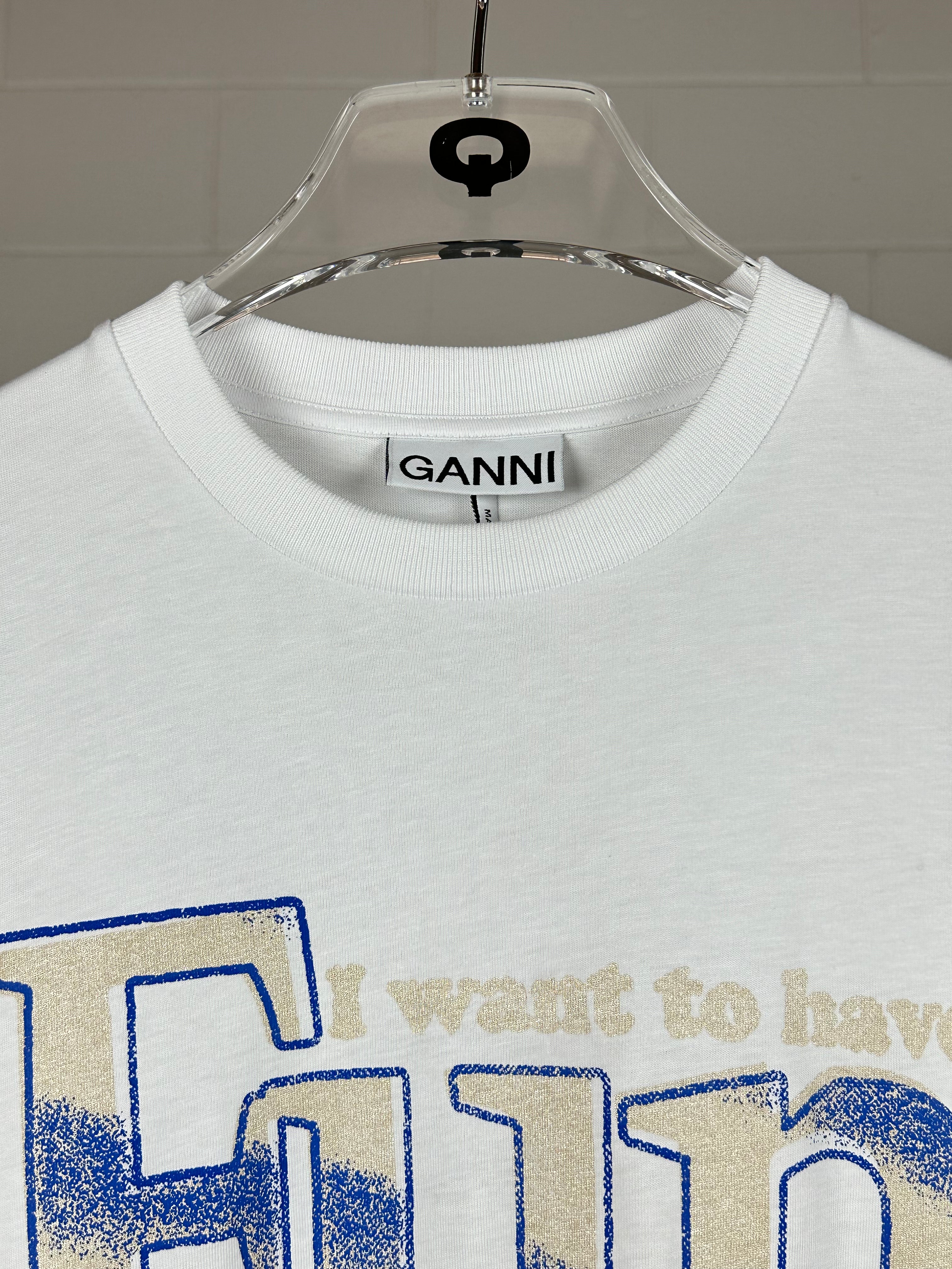 Responsible Ganni Printed T-shirt
