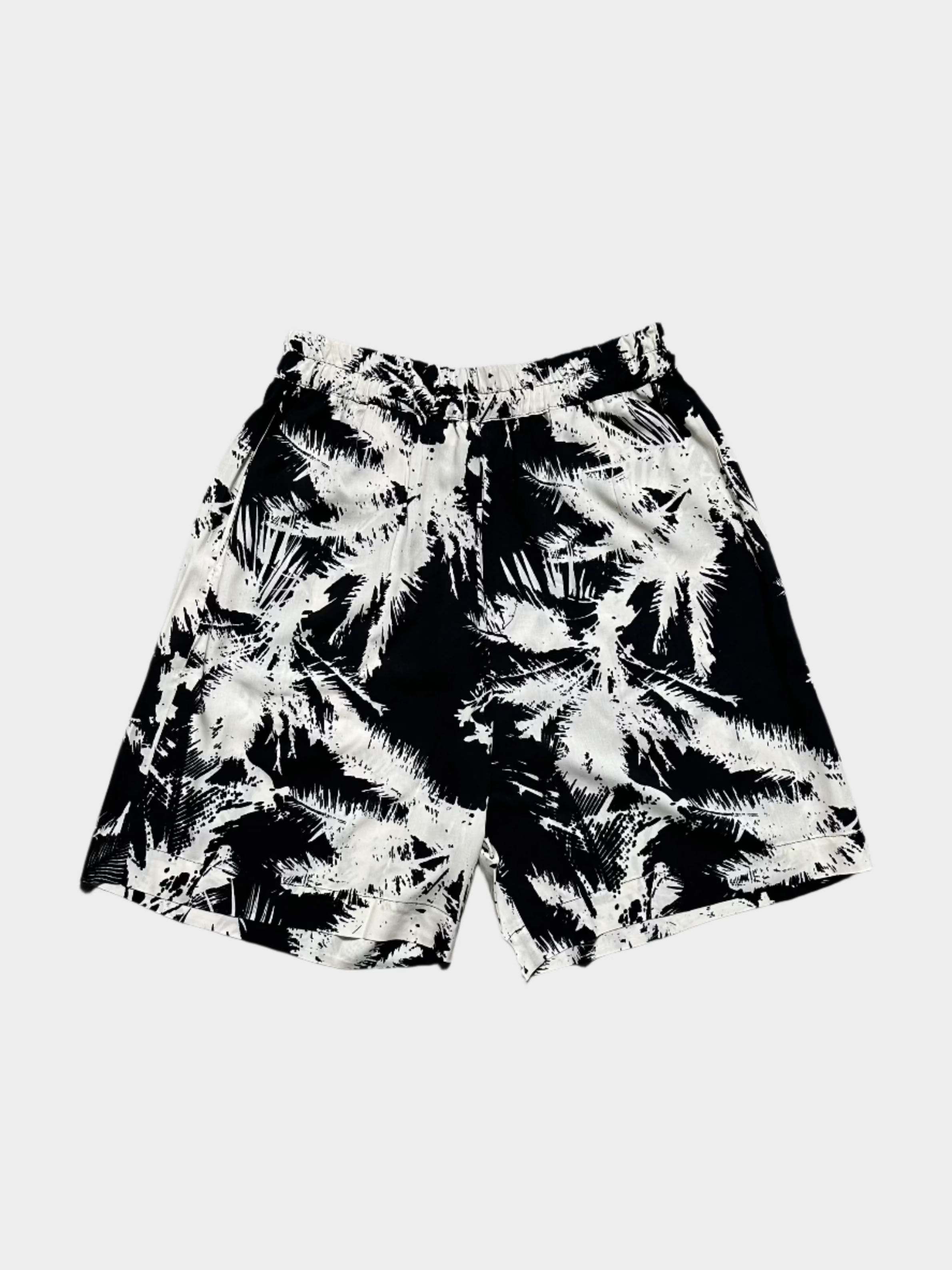 Palm Print Shorts