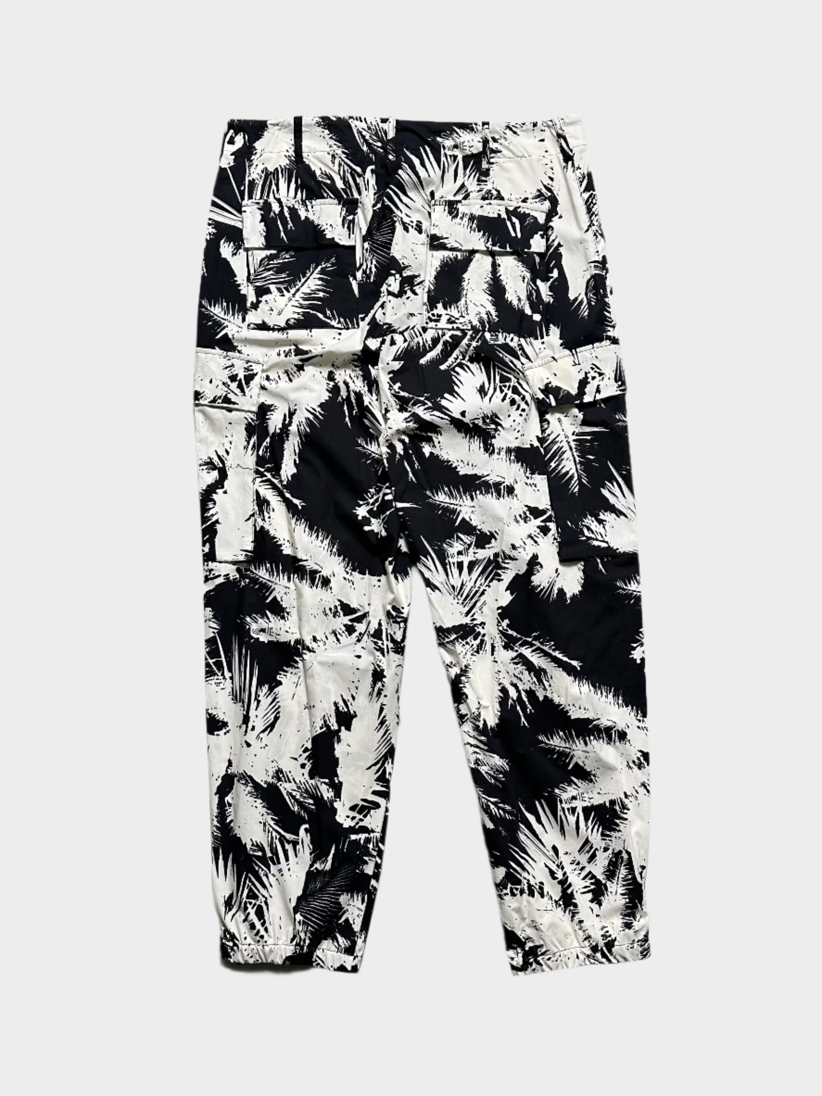 Palm Printed Cargo Pants