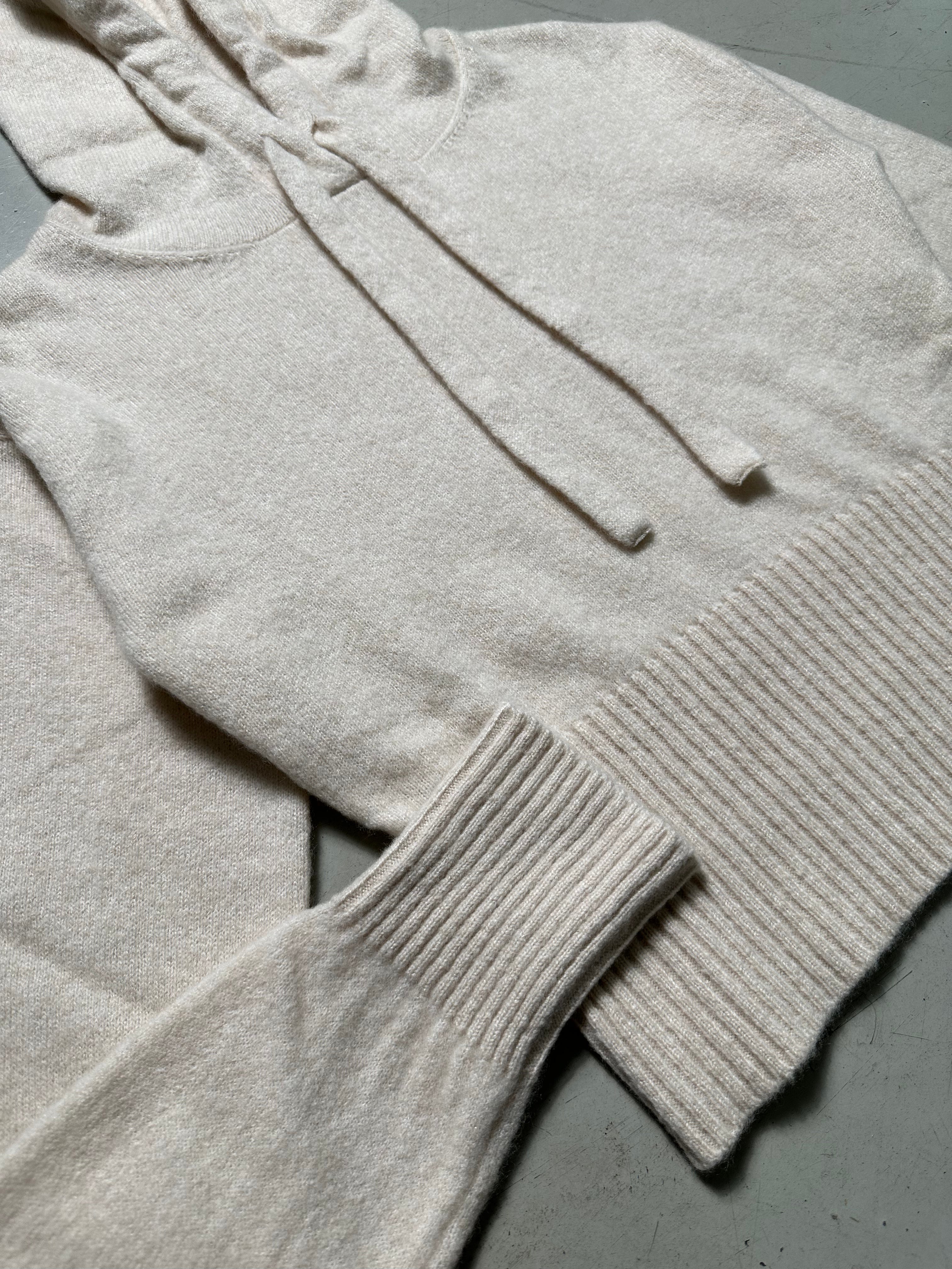 Crop Soft Cashmere Hoodie