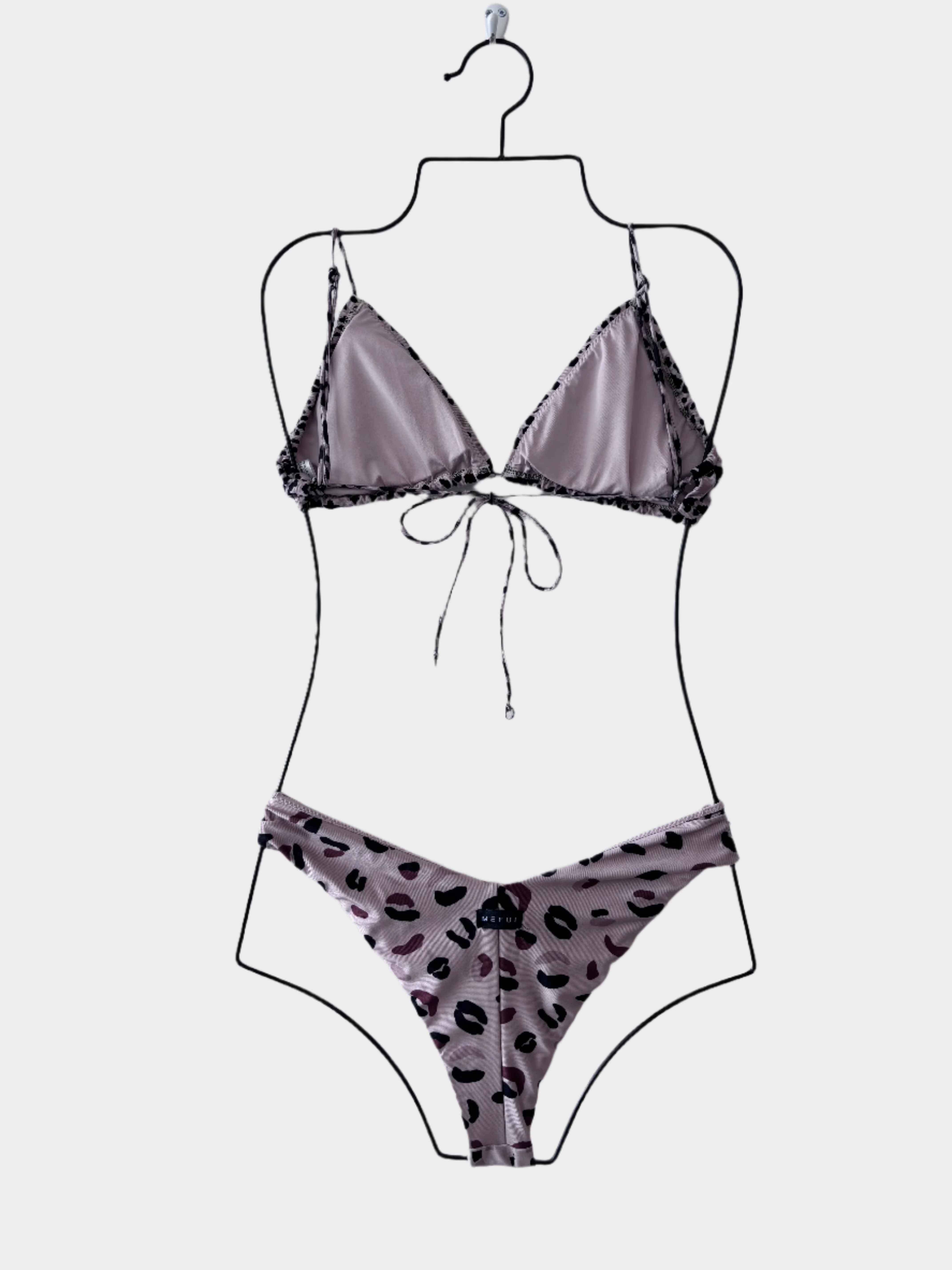 Animal Print Bralette Bikini