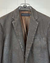 Blazer with lapel collar and aged effect -  | dBlank