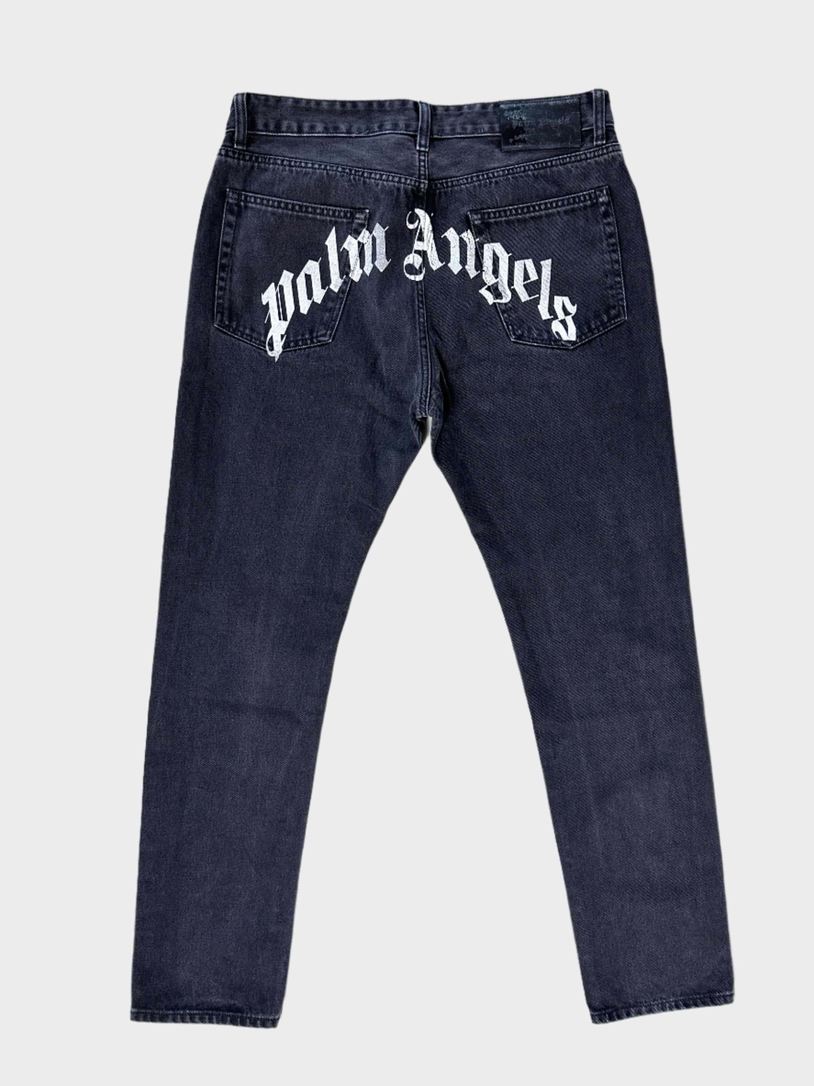 Black Logo Jeans