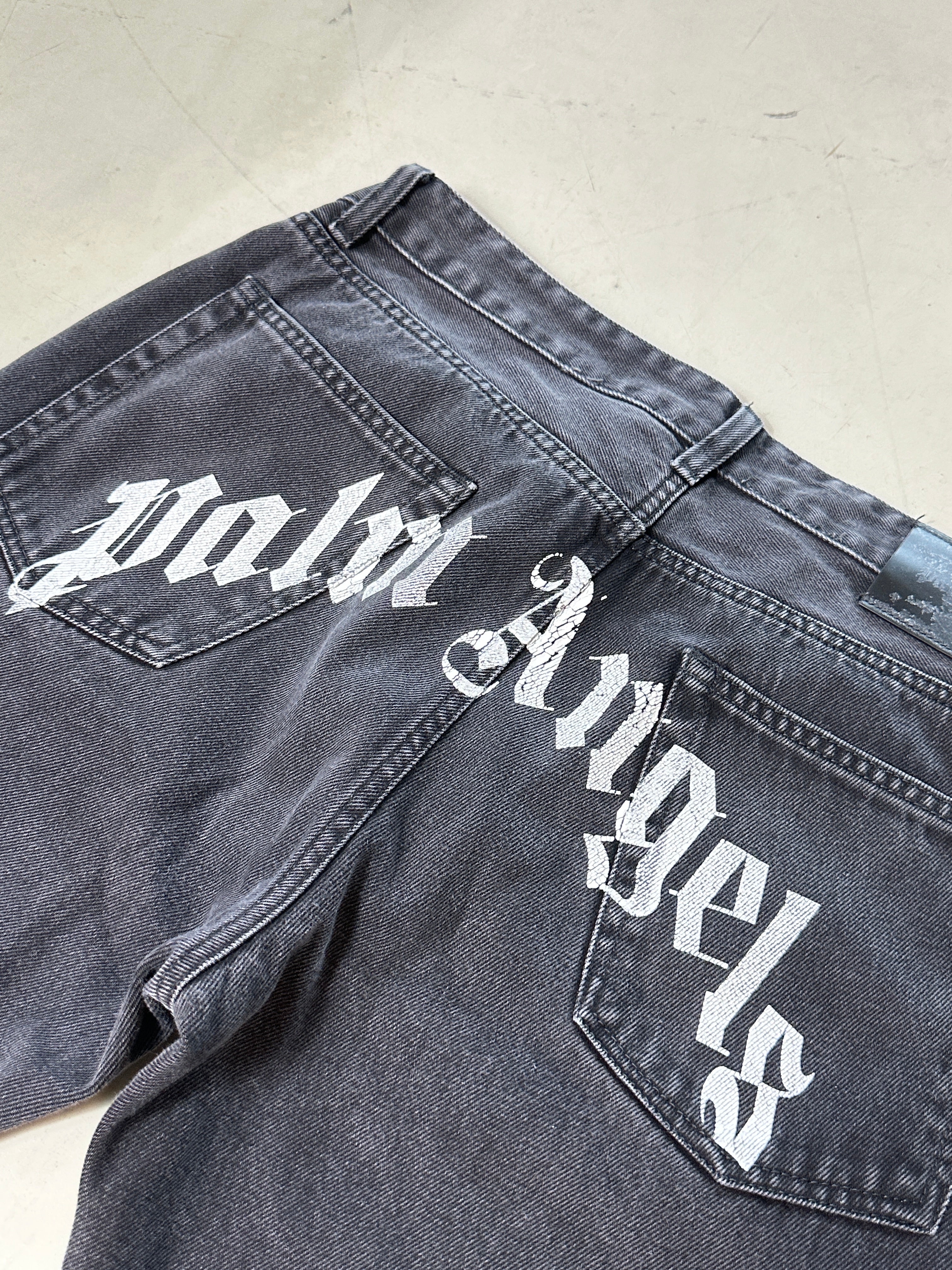 Black Logo Jeans