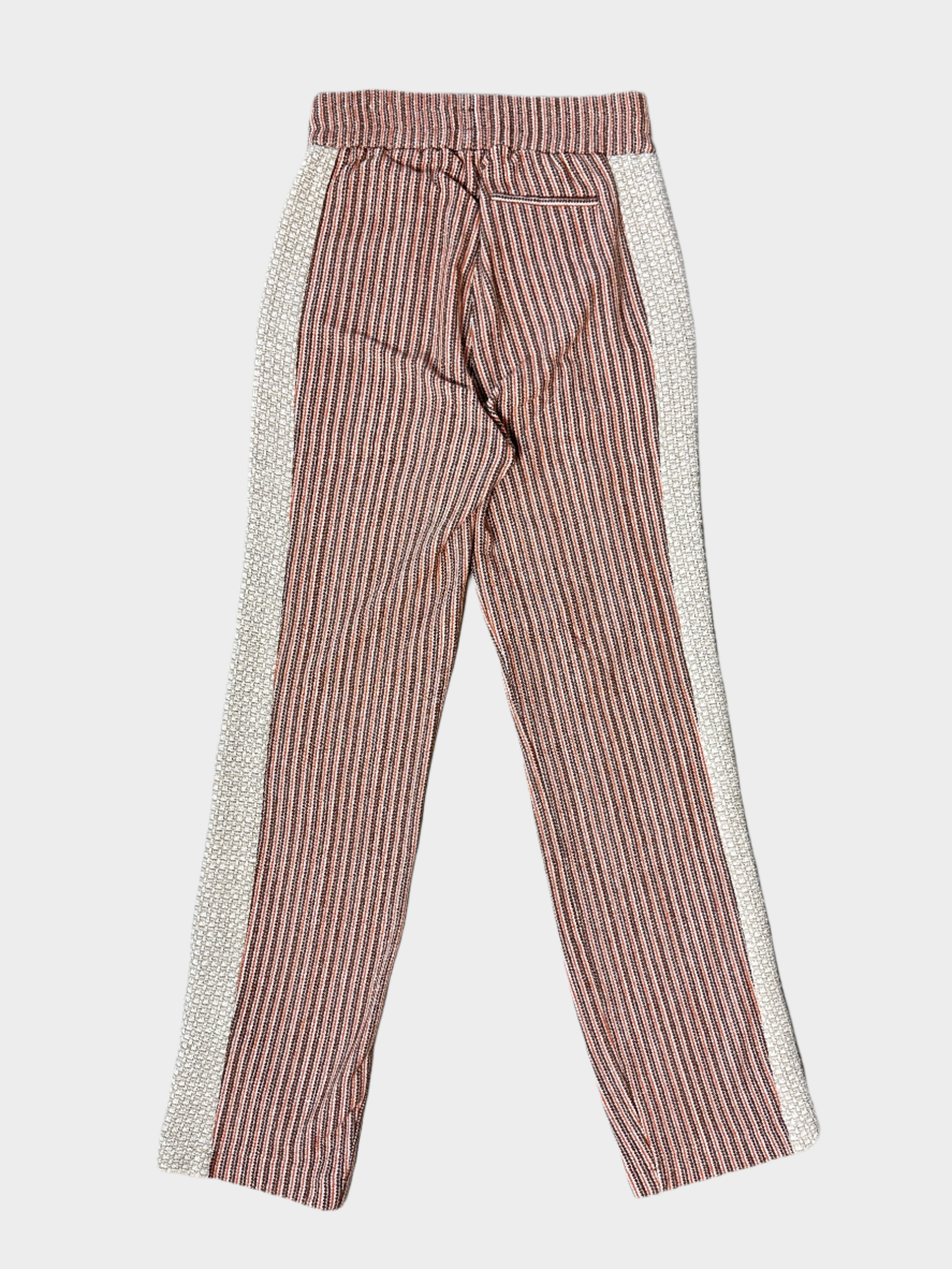 Knitted Striped Sweatpants