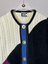 Multicolored Cardigan With Gold Buttons -  | dBlank