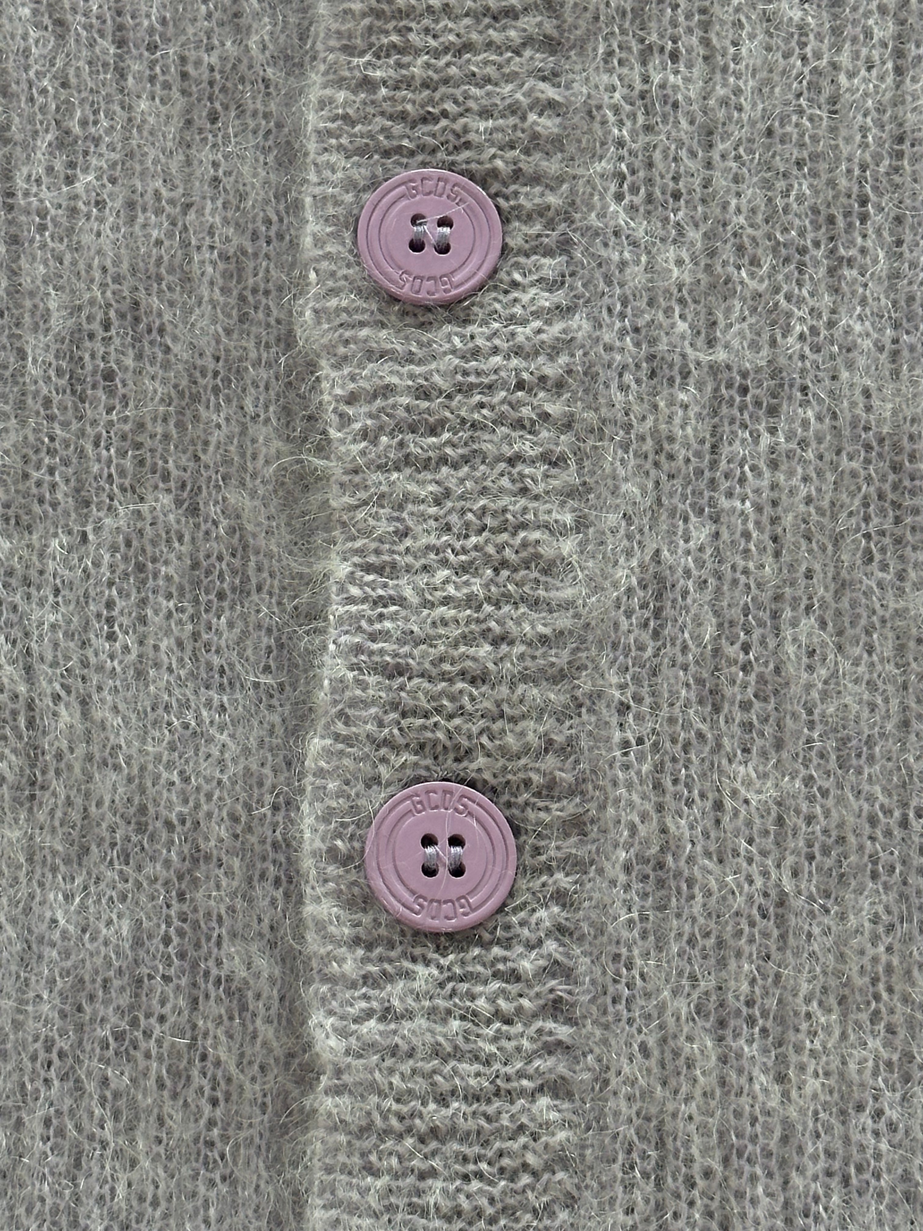 Purple Mohair Cardigan