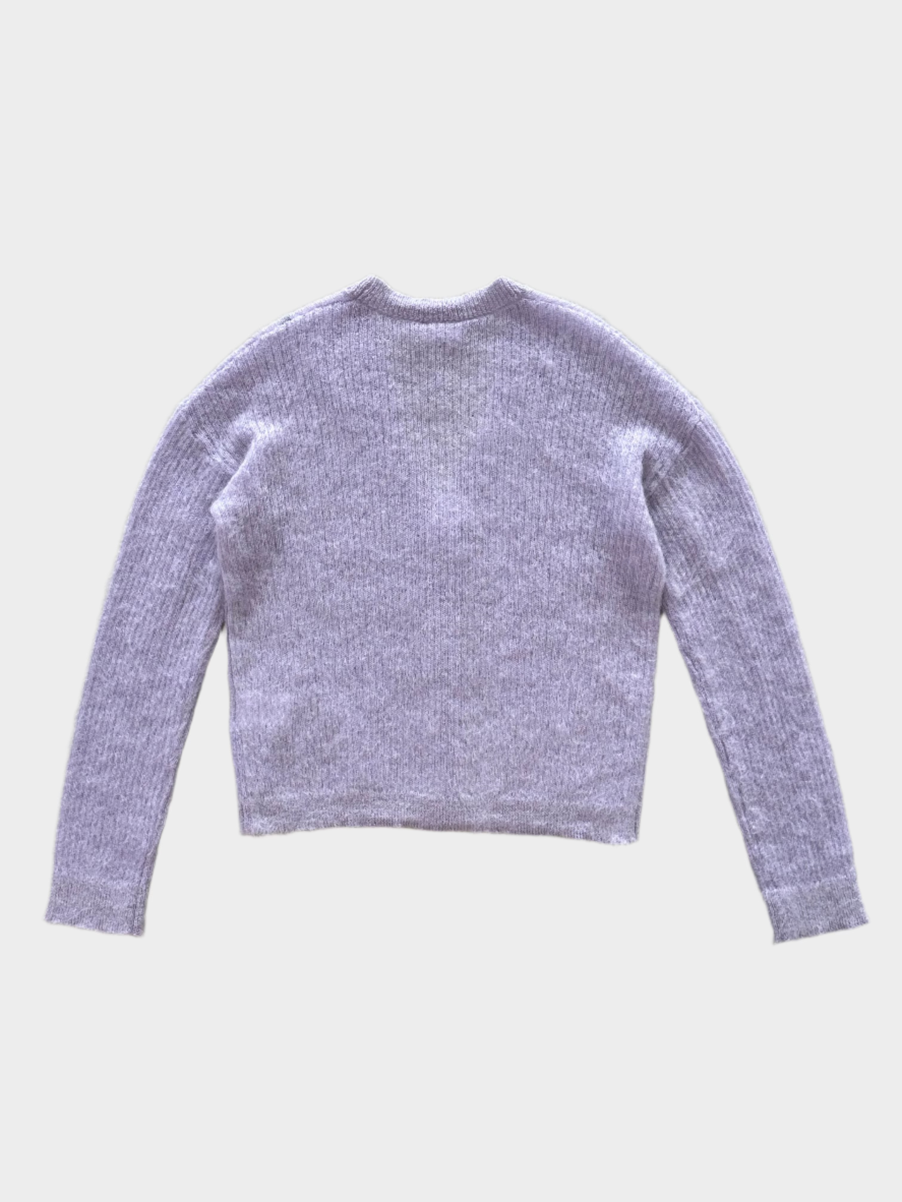 Purple Mohair Cardigan