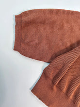 Copper Knit Top With Collar -  | dBlank