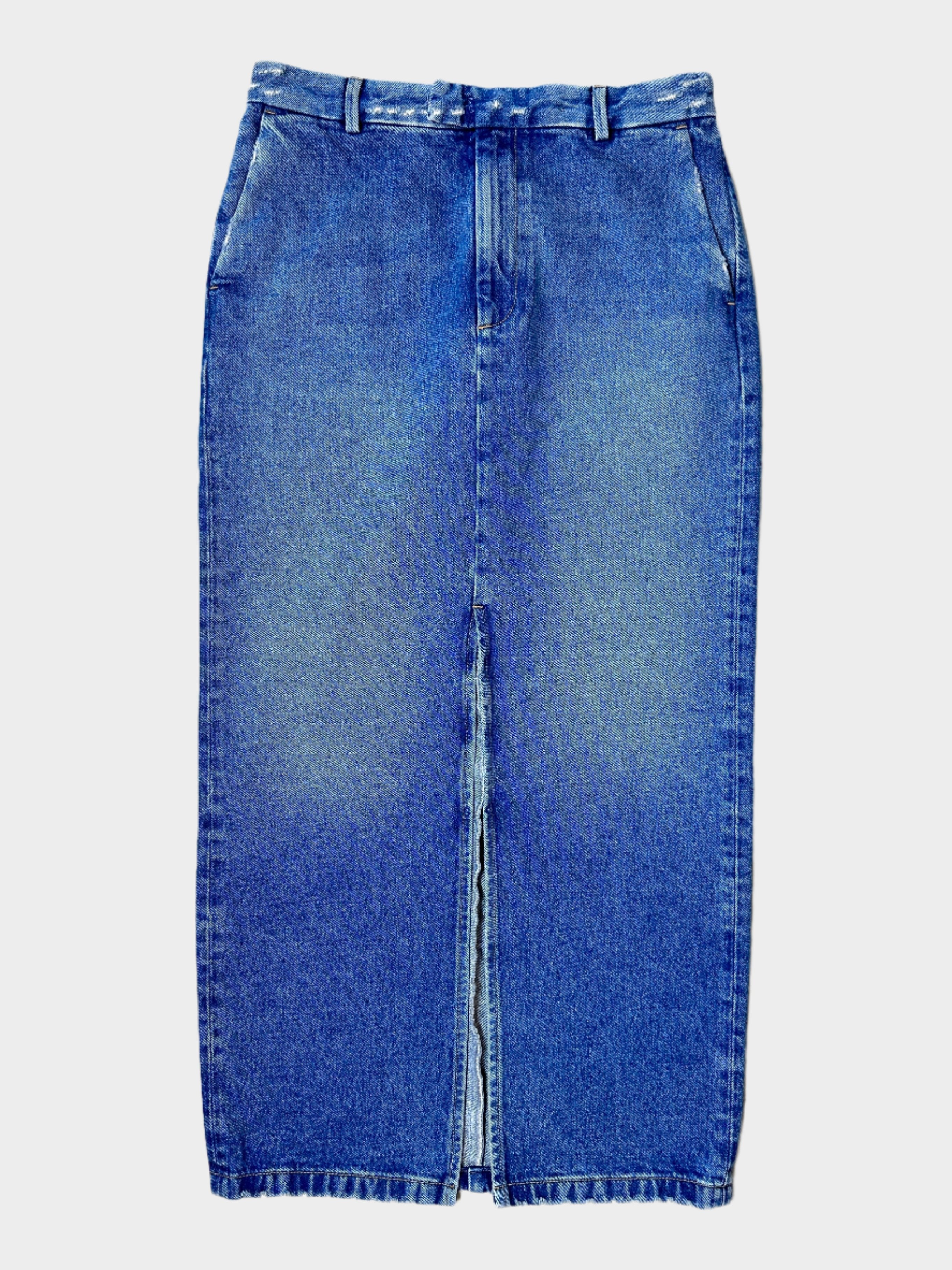 Denim Long Skirt