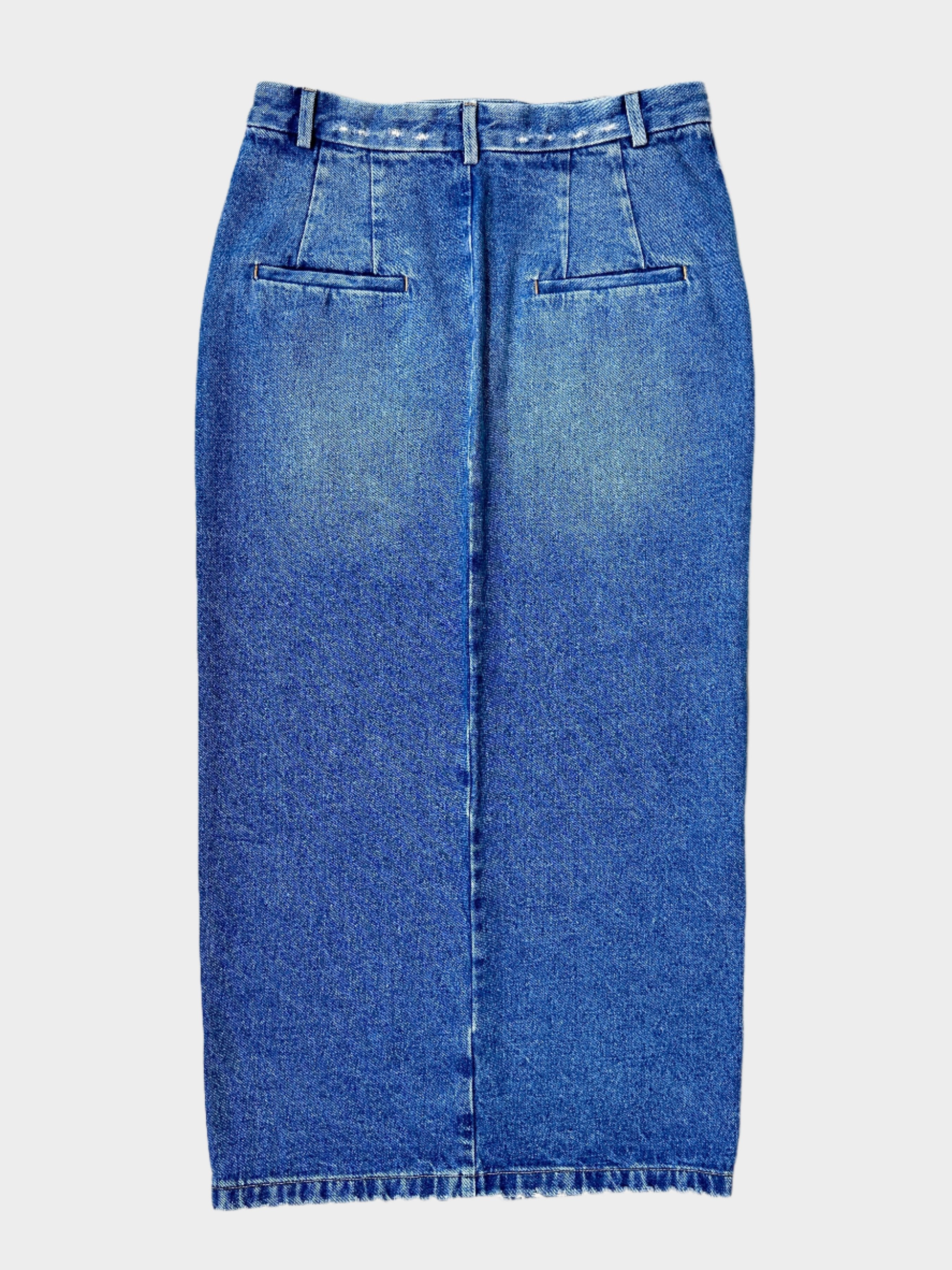 Denim Long Skirt