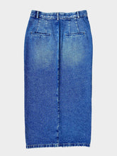 Gonna Lunga in Denim - Blue | dBlank