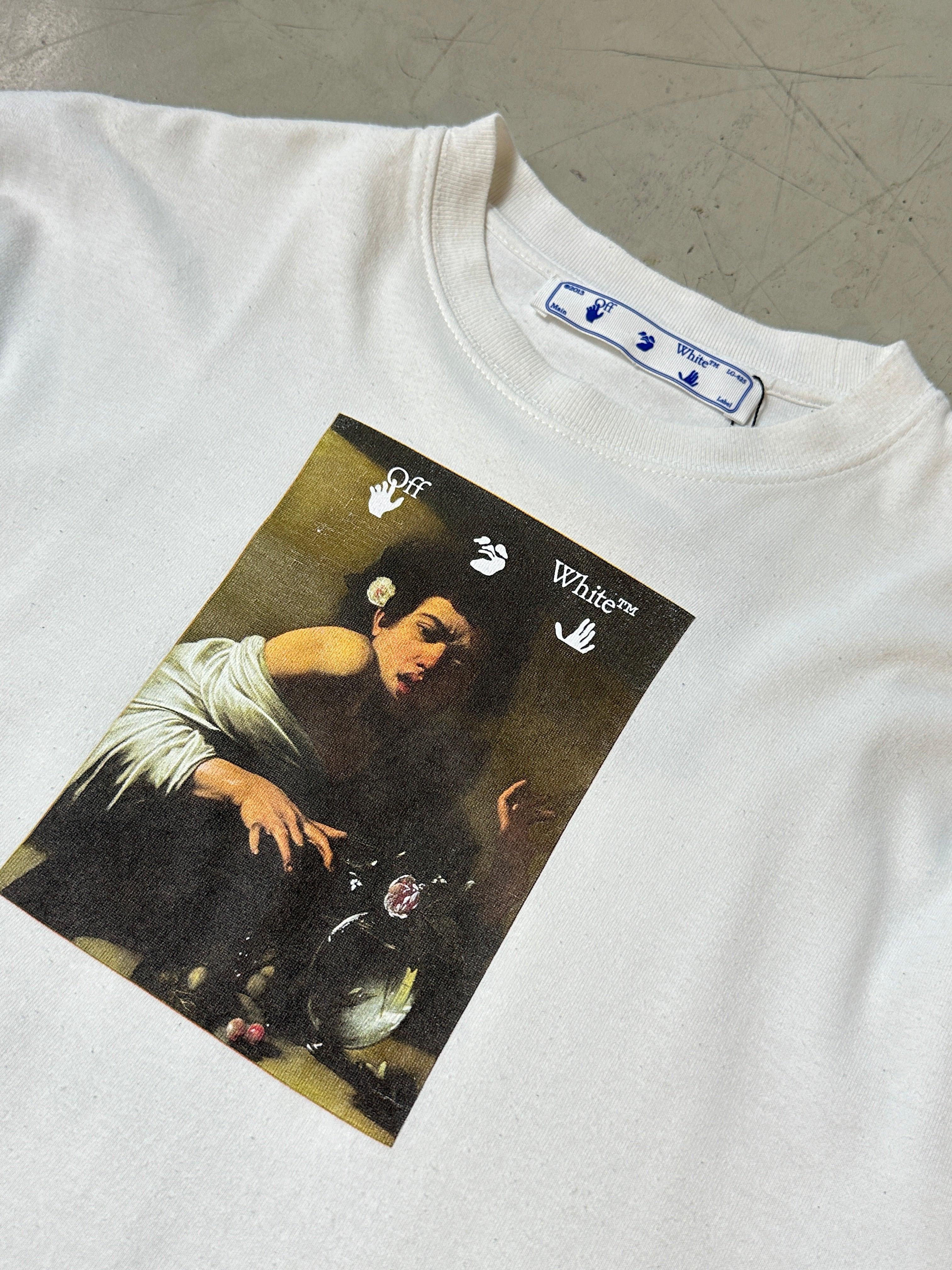 Layered Sleeves T-Shirt Caravaggio Print