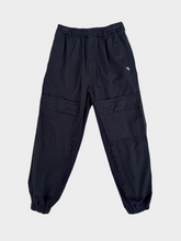 Black Oversized Pants With Elastic Waist -  | dBlank
