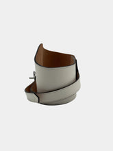 White Matte Leather Belt With Square Buckle -  | dBlank