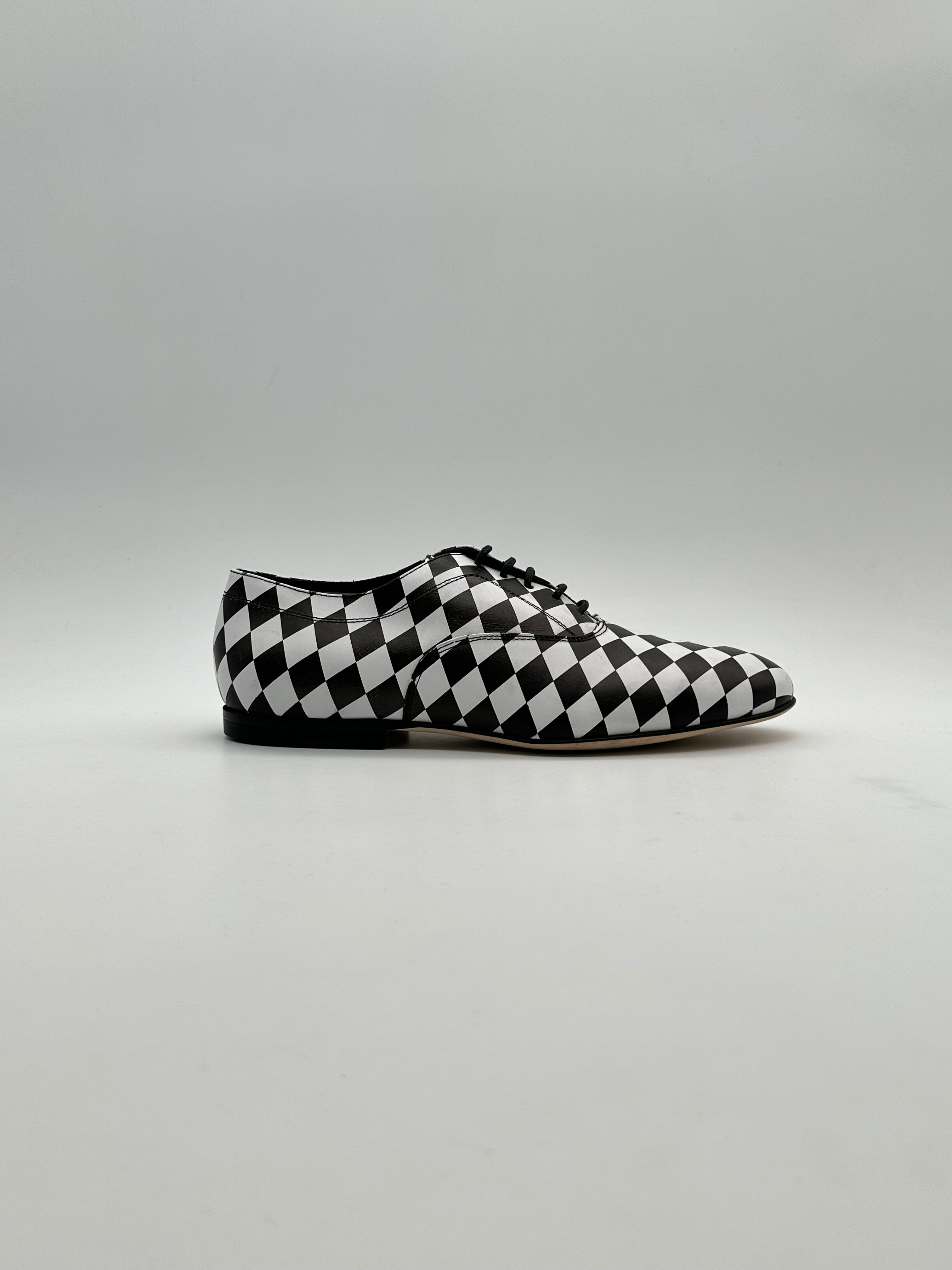 Checked Loafers