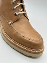 Leather Lace Up Boots - Brown | dBlank