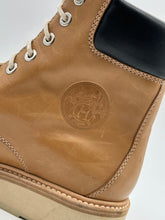 Leather Lace Up Boots - Brown | dBlank