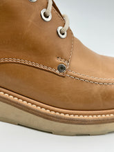 Leather Lace Up Boots - Brown | dBlank