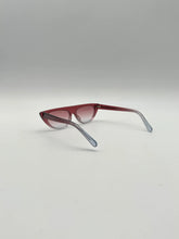 Dark Pink Gradient Acetate Sunglasses -  | dBlank