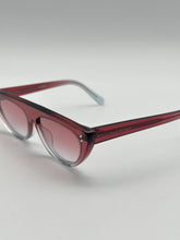 Dark Pink Gradient Acetate Sunglasses -  | dBlank