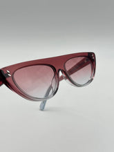 Dark Pink Gradient Acetate Sunglasses -  | dBlank
